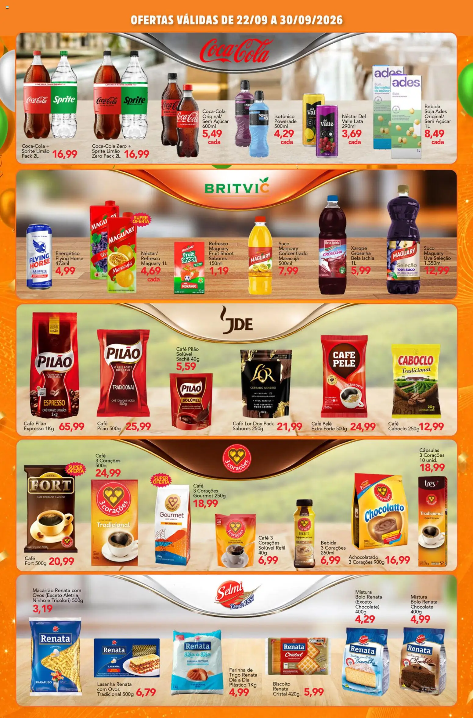 Supermercados Joanin Folheto - válido de 22/09/2026 | Página: 3 | Produtos: Refresco, Baunilha, Farinha de trigo, Suco