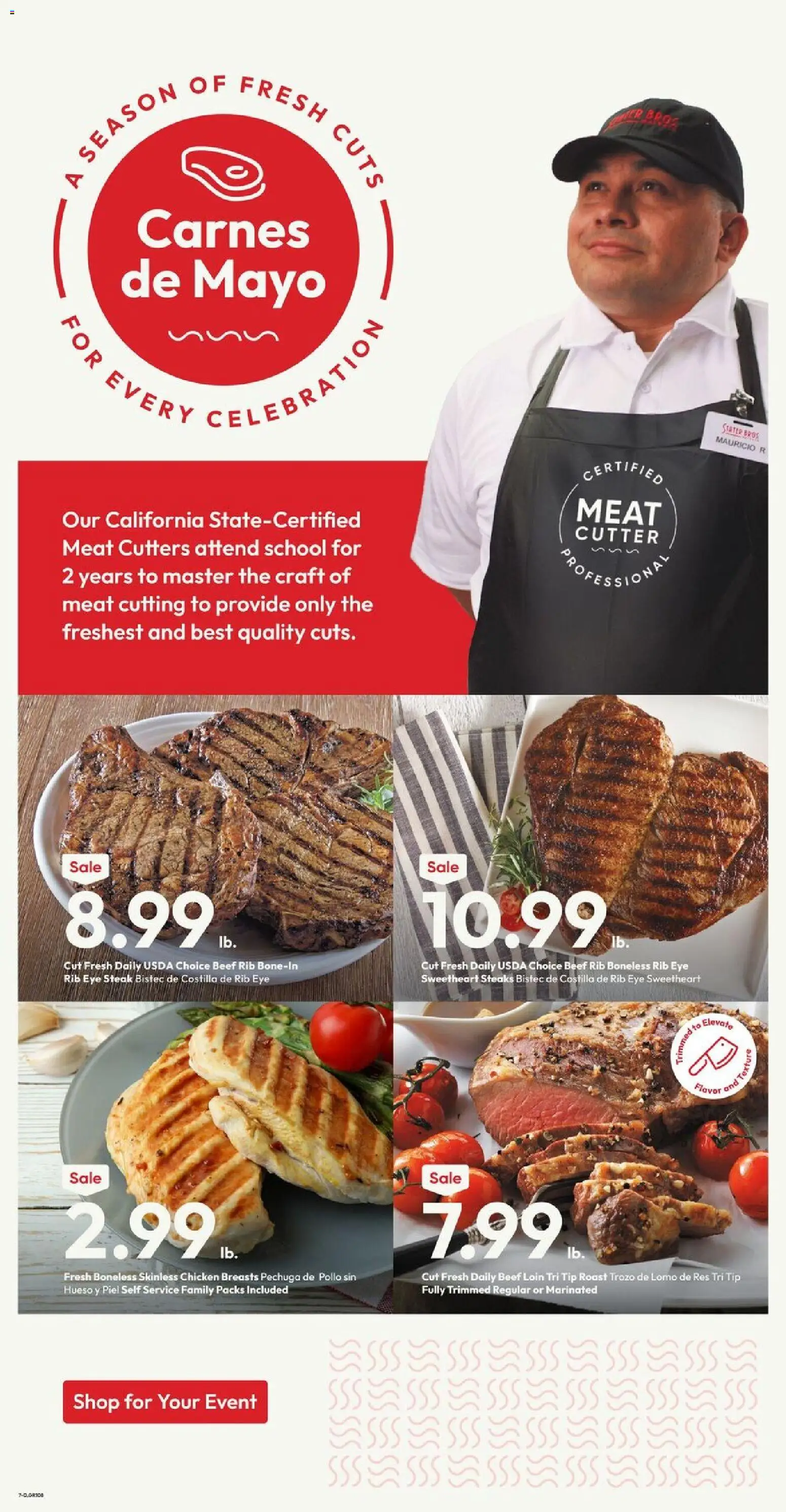 Stater Bros Weekly Ad - valid from 06.05.2026 | Page: 7 | Products: Beef, Cutter
