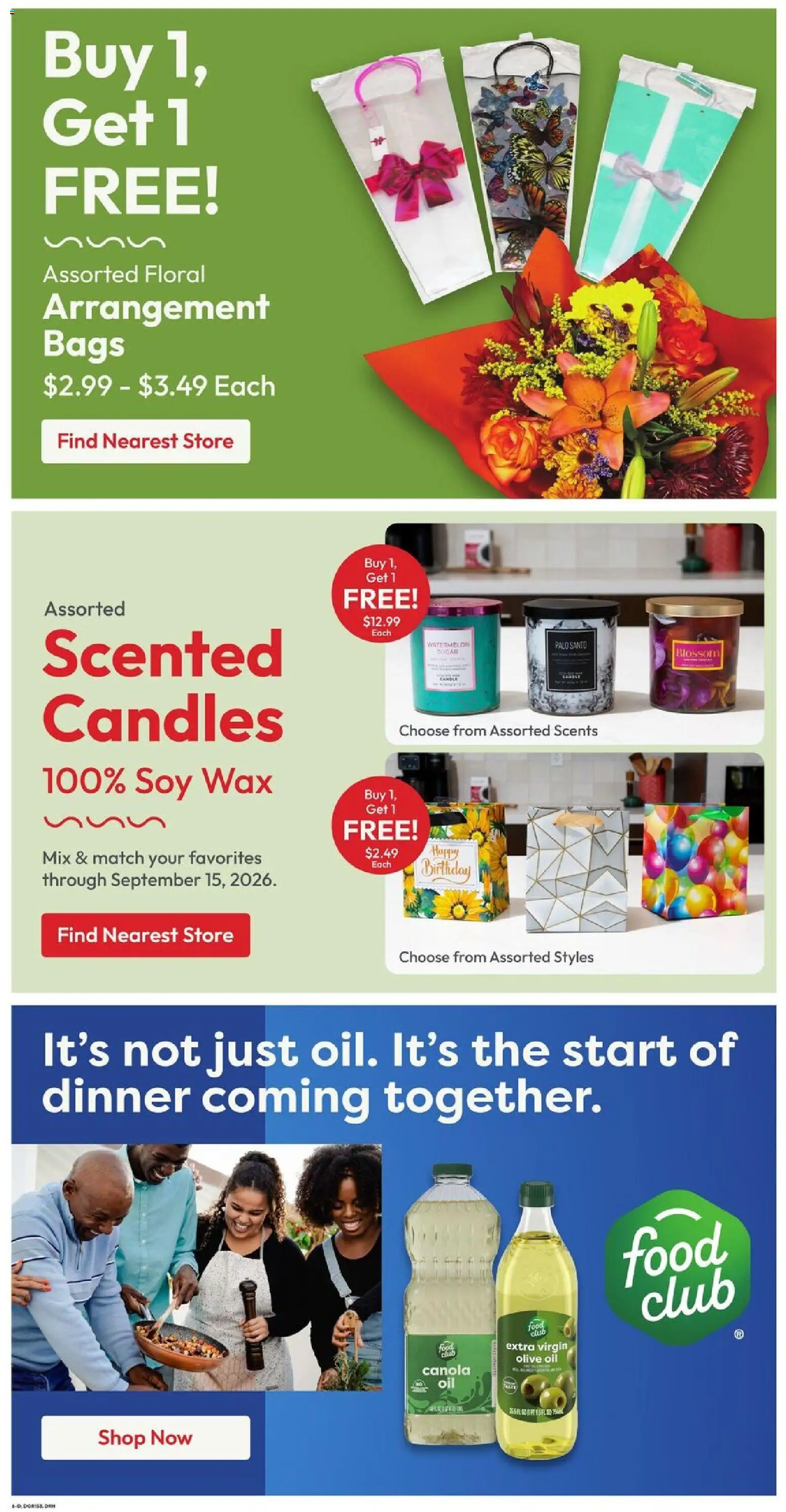 Stater Bros Weekly Ad - valid from 09/09/2026 | Page: 6 | Products: Candles, Oil, Olive oil, Watermelon