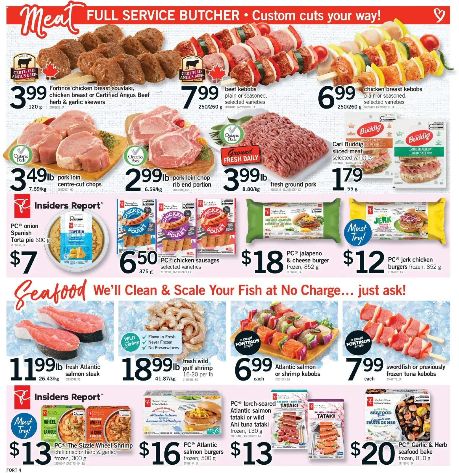 Fortinos flyer valid from 21.05.2026 | Page: 5 | Products: Fish, Beef, Turkey, Chicken