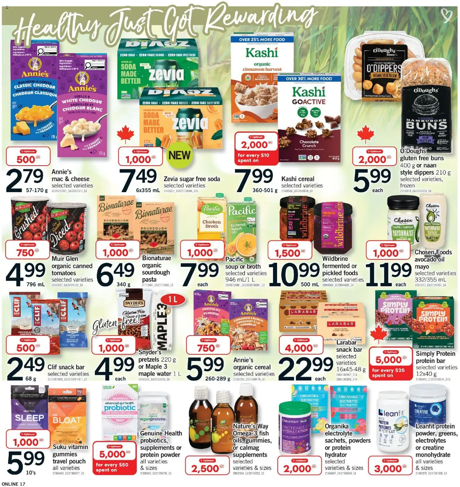 Fortinos flyer valid from 21.05.2026 | Page: 17 | Products: Powder, Cheese, Oil, Chocolate