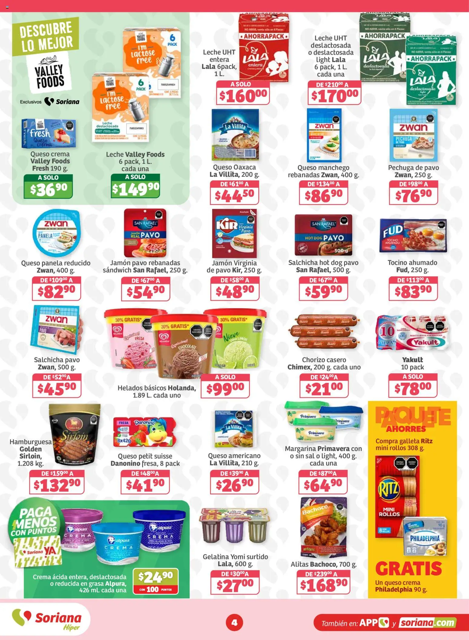 Nuevas ofertas de Soriana válidas en toda la República Mexicana desde el 21/08/2026. ¡Encuentra las mejores ofertas en Soriana folleto! | Página: 4
