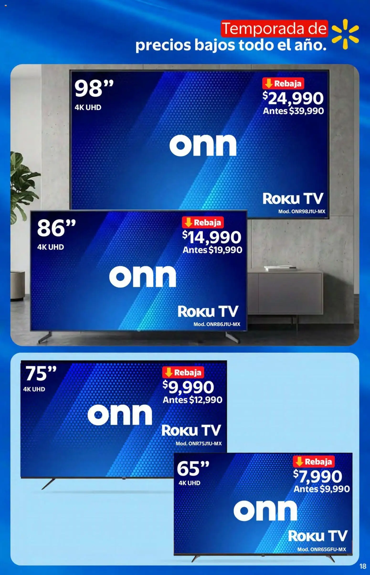 Nuevas ofertas de Walmart válidas en toda la República Mexicana desde el 22/07/2026. ¡Encuentra las mejores ofertas en Walmart folleto! | Página: 18