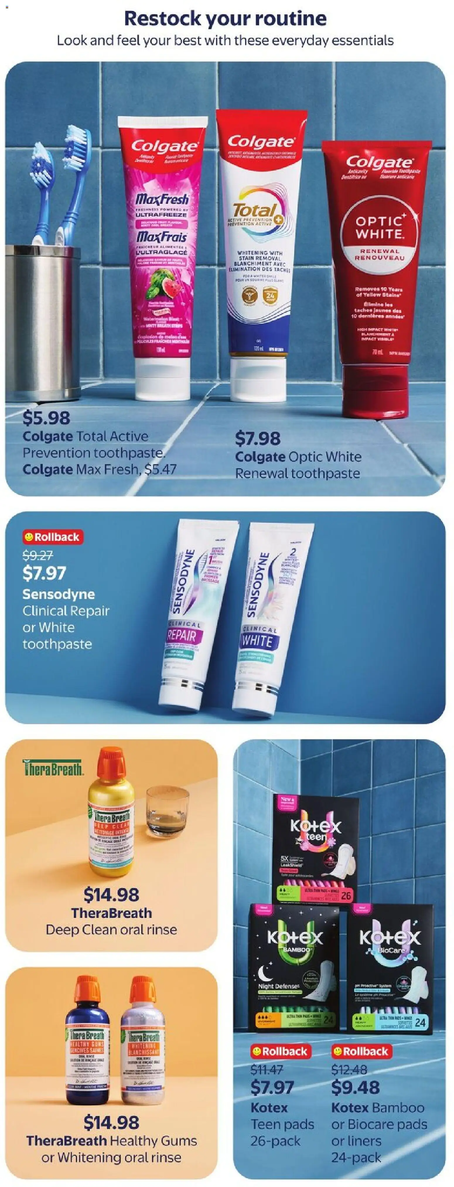 Walmart flyer valid from Jul 30, 2026 | Page: 11 | Products: Toothpaste, Watermelon