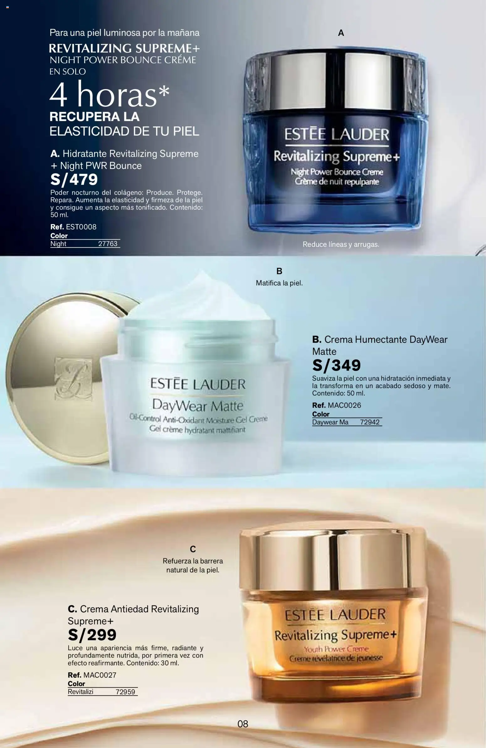 Catálogo Leonisa válido desde 25/06/2026 | Página: 8 | Productos: Crema