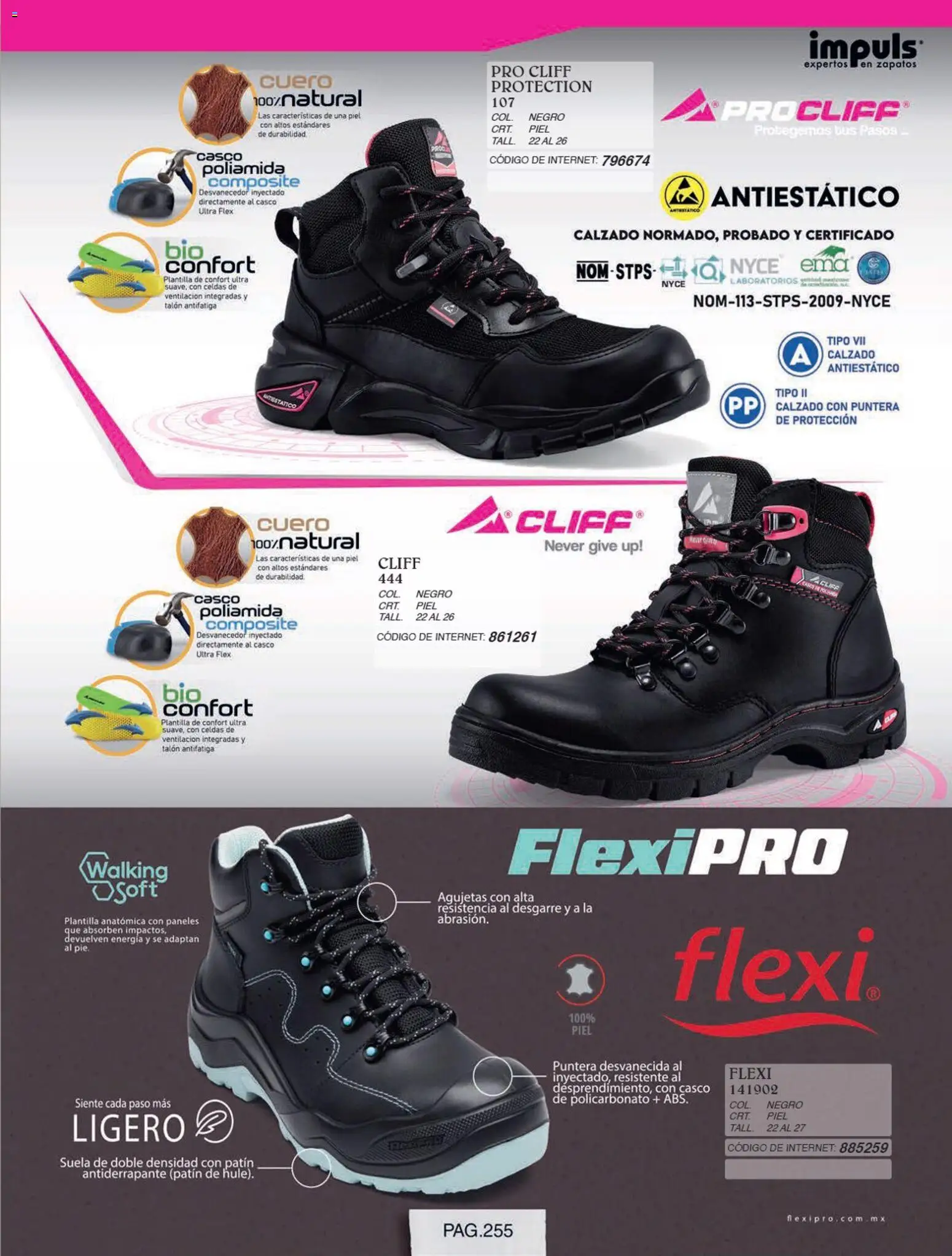 Nuevas ofertas de Impuls válidas en toda la República Mexicana desde el 01/07/2026. ¡Encuentra las mejores ofertas en Impuls catálogo Otoño Invierno! | Página: 257 | Productos: Zapatos