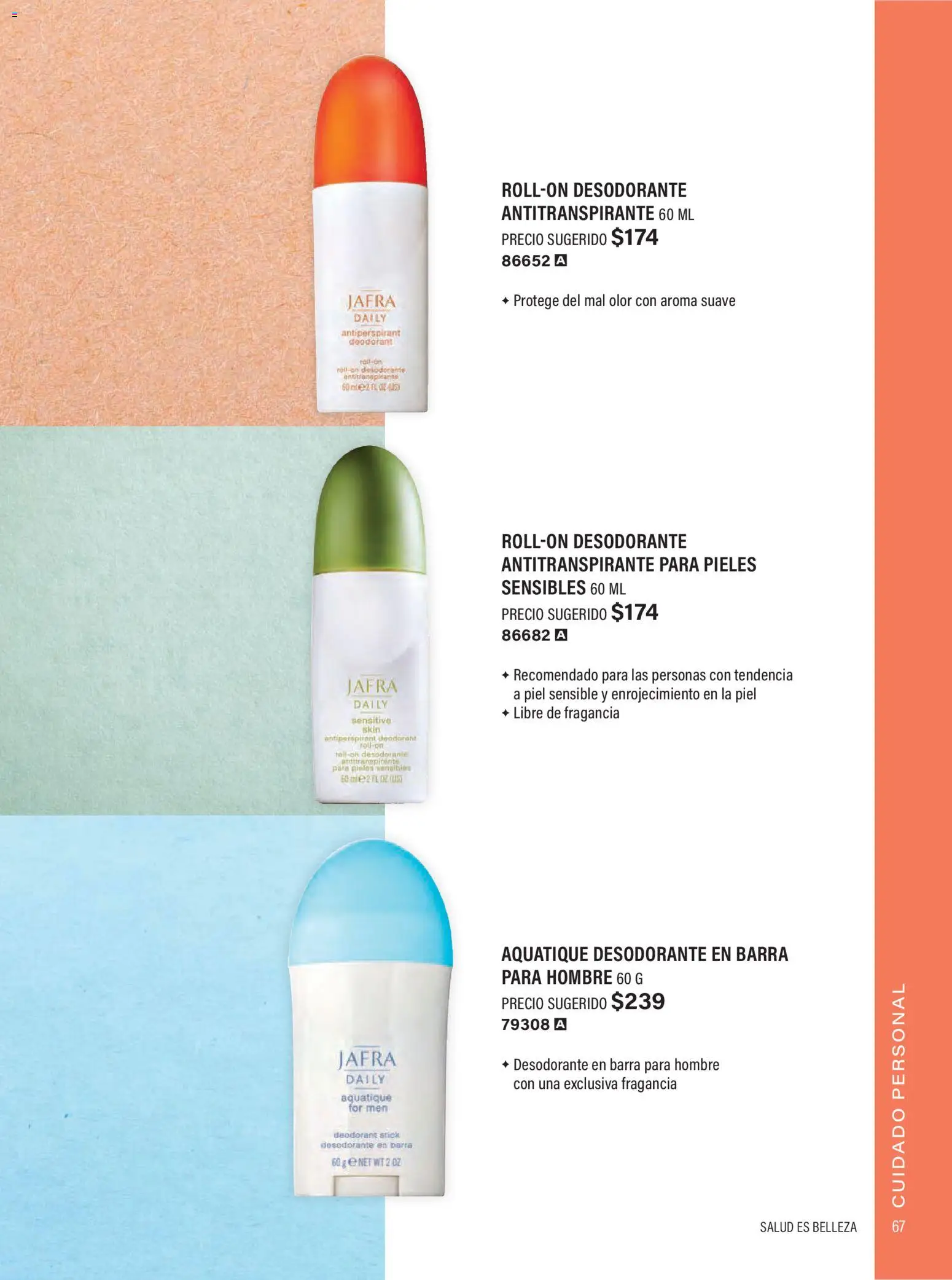 Nuevas ofertas de JAFRA válidas en toda la República Mexicana desde el 01/07/2026. ¡Encuentra las mejores ofertas en JAFRA catálogo Organizador de Ventas! | Página: 67 | Productos: Maquillaje