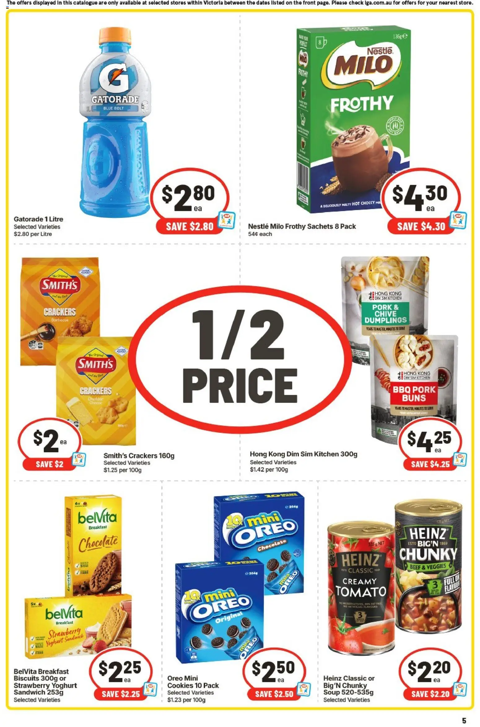 Ritchies catalogue - valid from 12/08/2026 | Page: 5 | Products: Yoghurt, Biscuits, Oreo, Cheddar