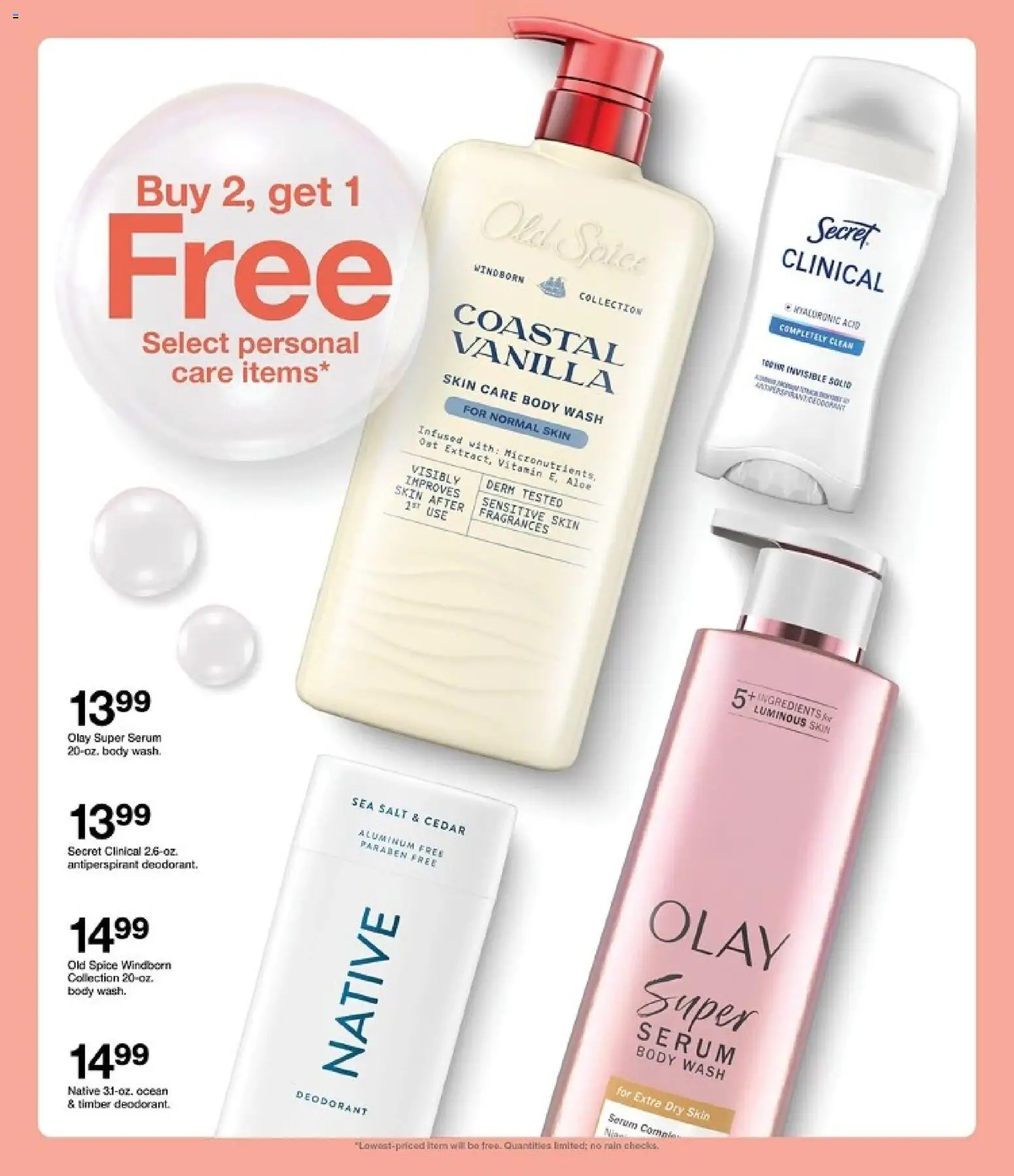 Target Weekly Ad - valid from 08/30/2026 | Page: 33 | Products: Vitamin, Deodorant, Salt, Vanilla