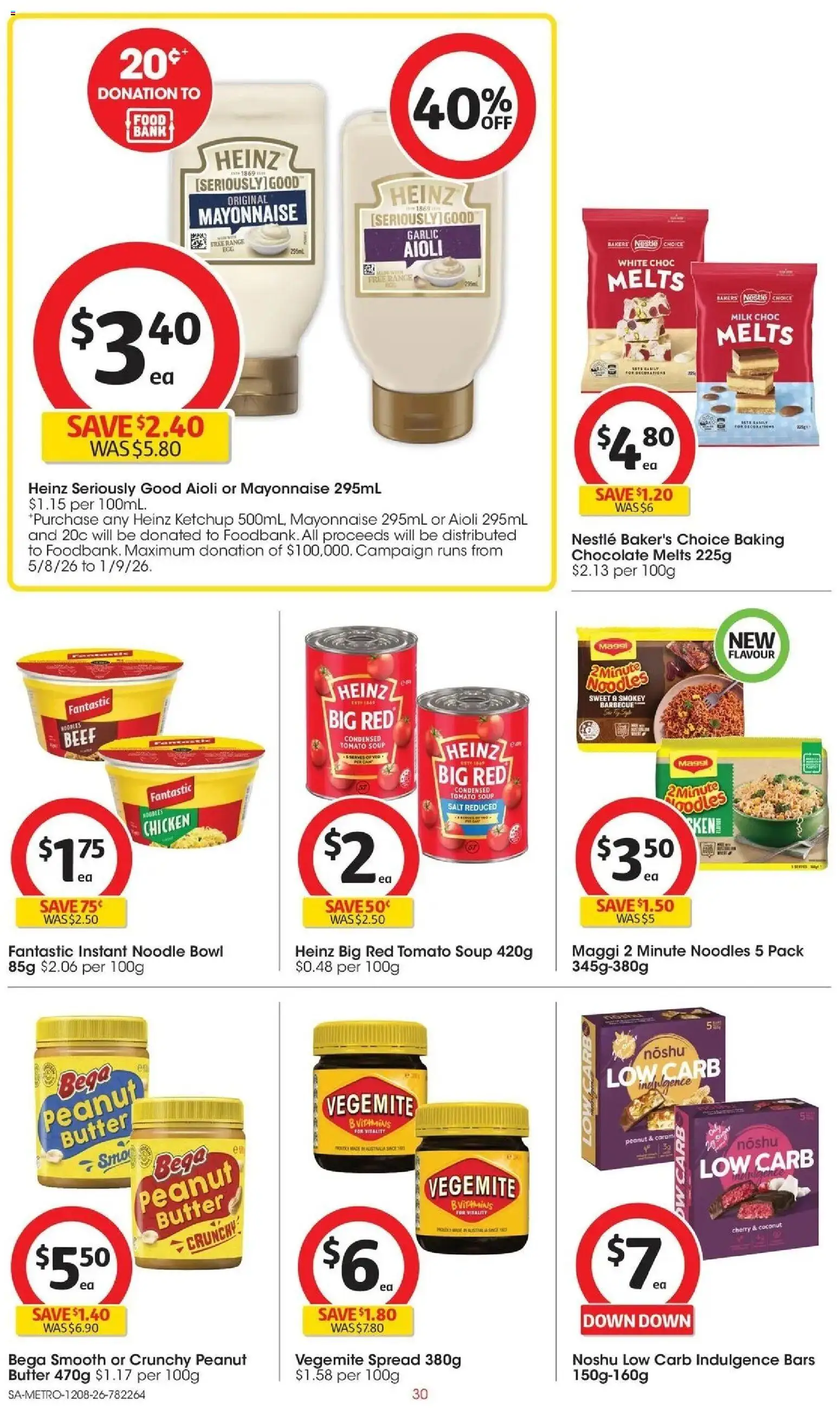 Coles catalogue - valid from 12/08/2026 | Page: 30 | Products: Butter, Noodles, Decoration, Spread