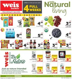 Preview of Weis weekly ads valid from 08/13/2026