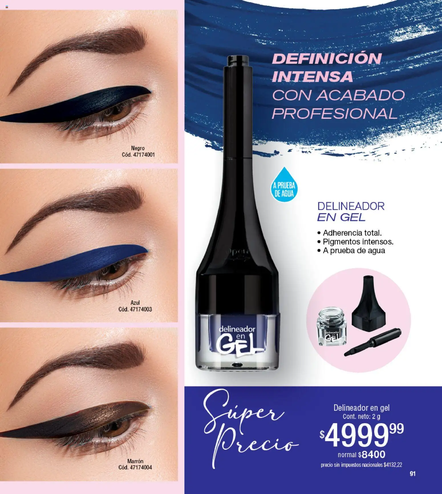 Millanel - Catálogo │ válido desde el 25.05.2026 | Página: 91 | Productos: Delineador, Agua