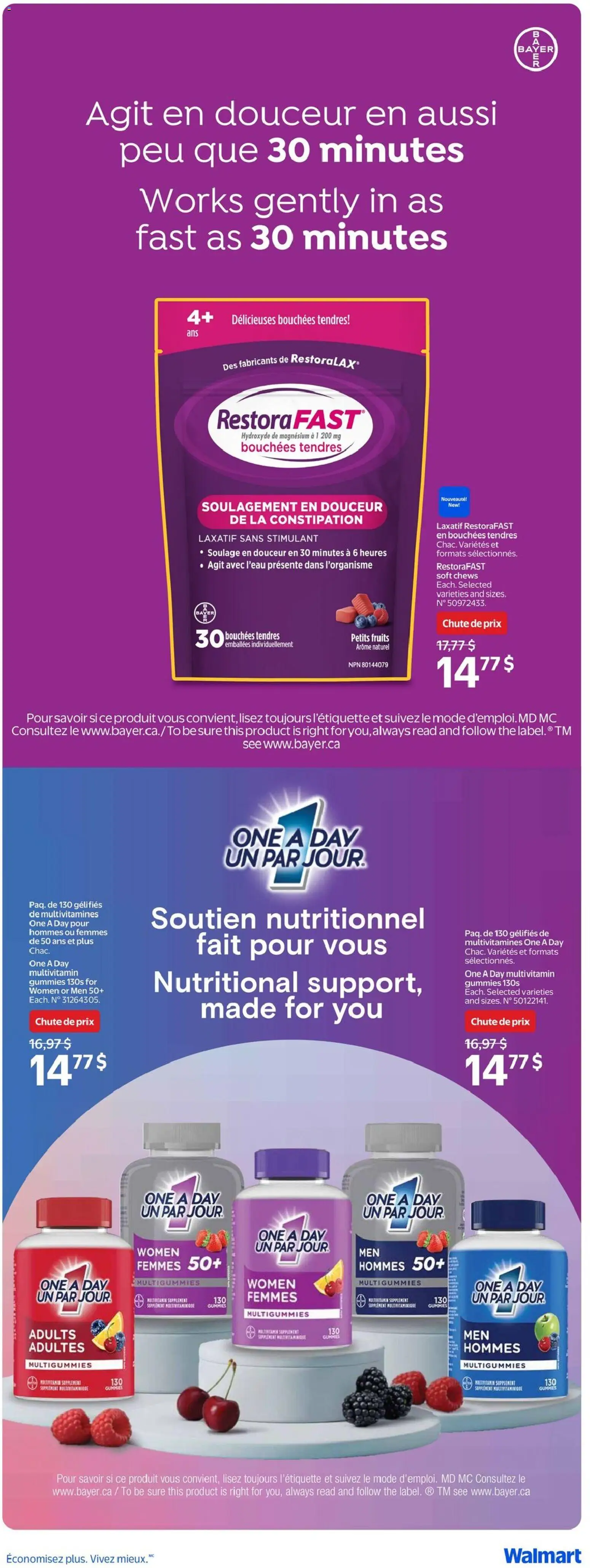 Walmart flyer valid from Oct 1, 2026 | Page: 26 | Products: Multivitamin