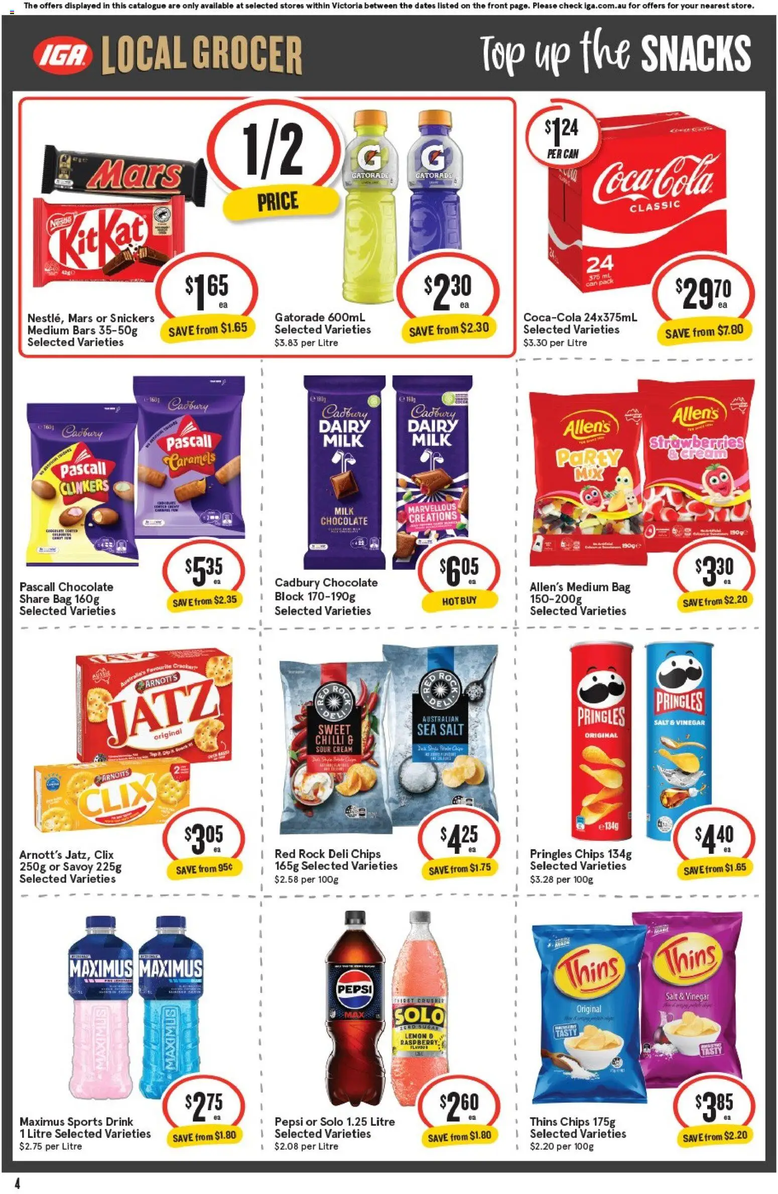 IGA catalogue - valid from 02/09/2026 | Page: 5 | Products: Dairy, Cream, Raspberry, Bag