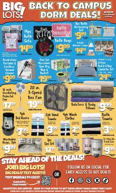 Preview of Big Lots weekly ads valid from 07/16/2026