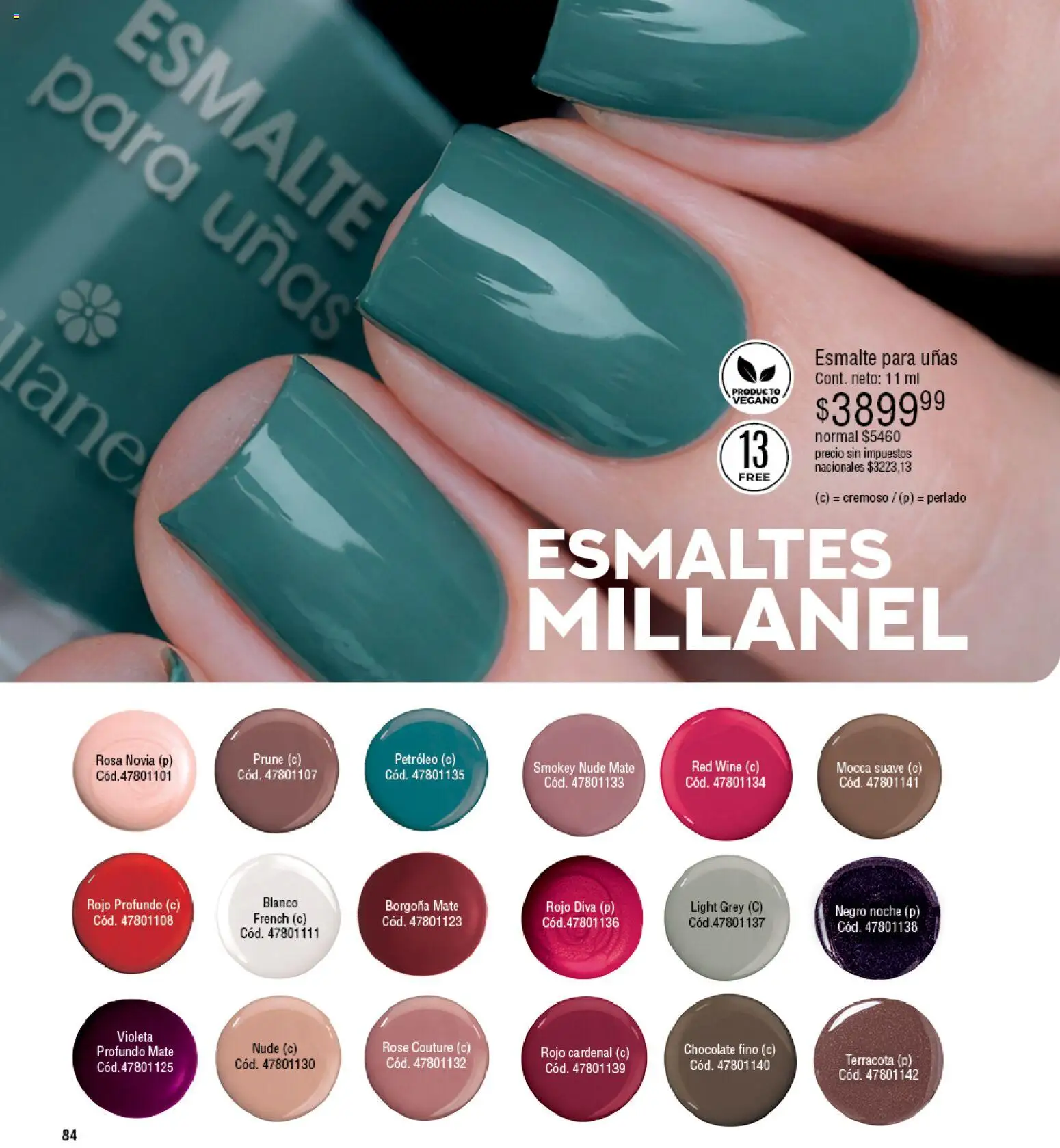 Millanel - Catálogo │ válido desde el 25.05.2026 | Página: 84 | Productos: Mate, Petróleo, Chocolate