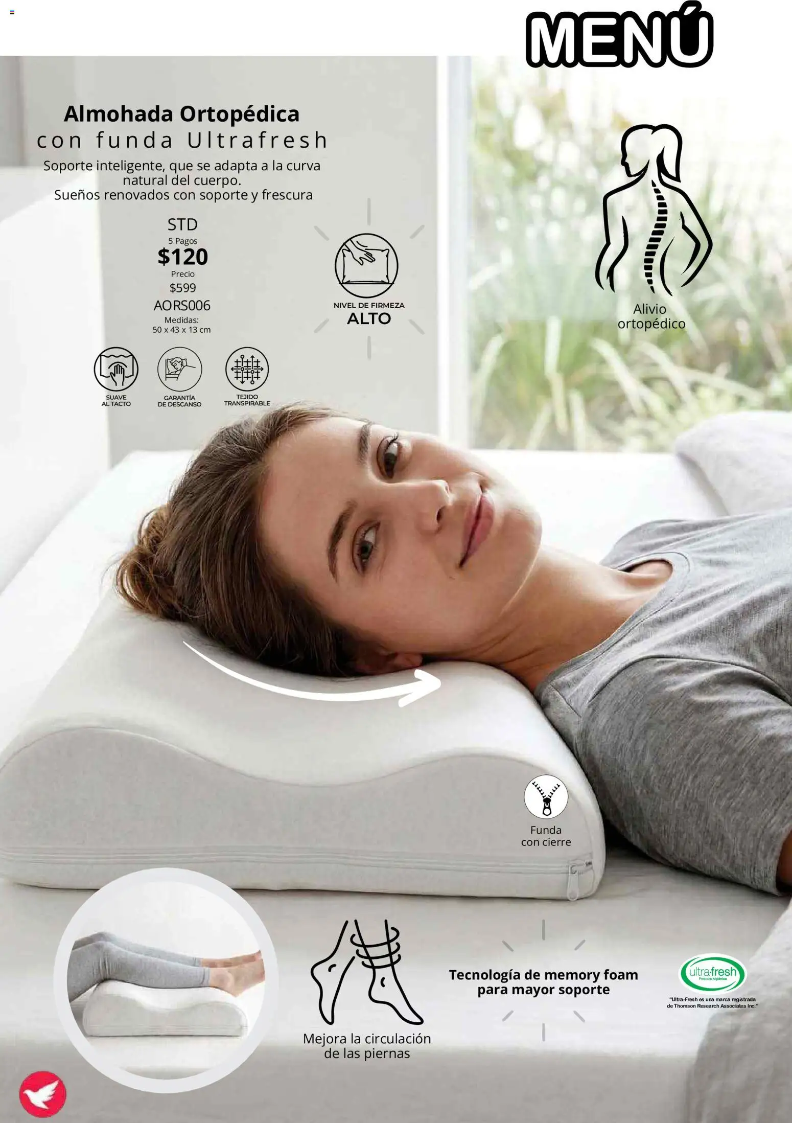 Nuevas ofertas de Colchas Concord válidas en toda la República Mexicana desde el 01/08/2026. ¡Encuentra las mejores ofertas en Colchas Concord catálogo! | Página: 150 | Productos: Almohada