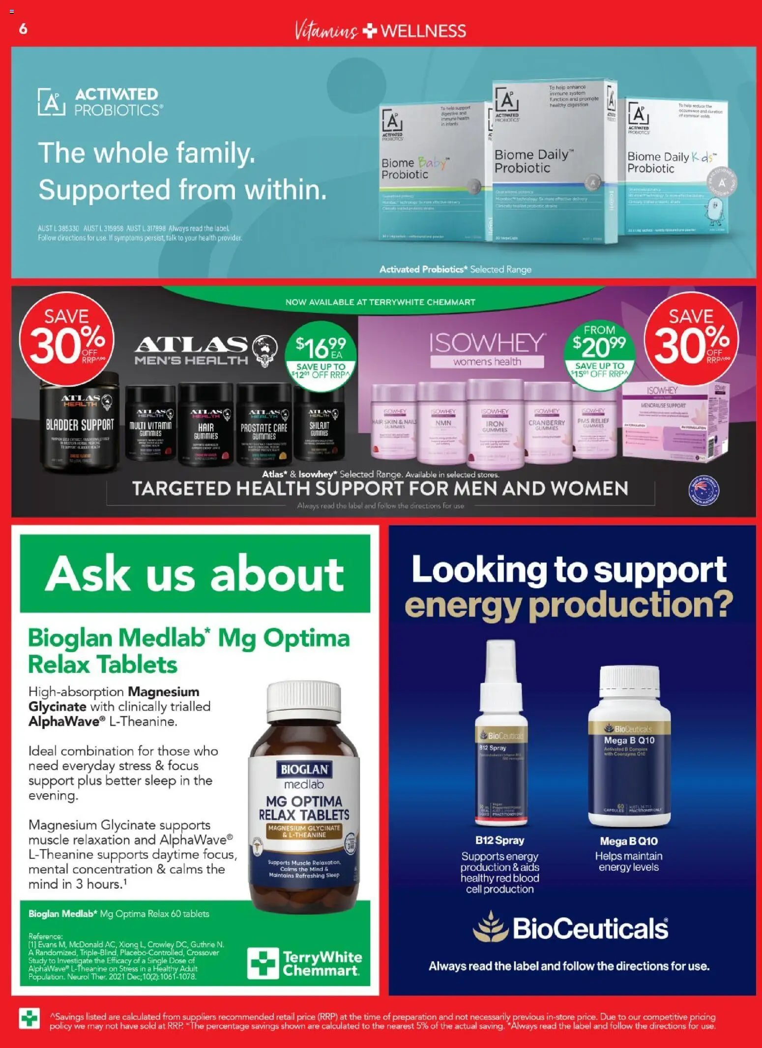 Terry White catalogue - valid from 20/08/2026 | Page: 6 | Products: Iron, Tablets, Vitamin