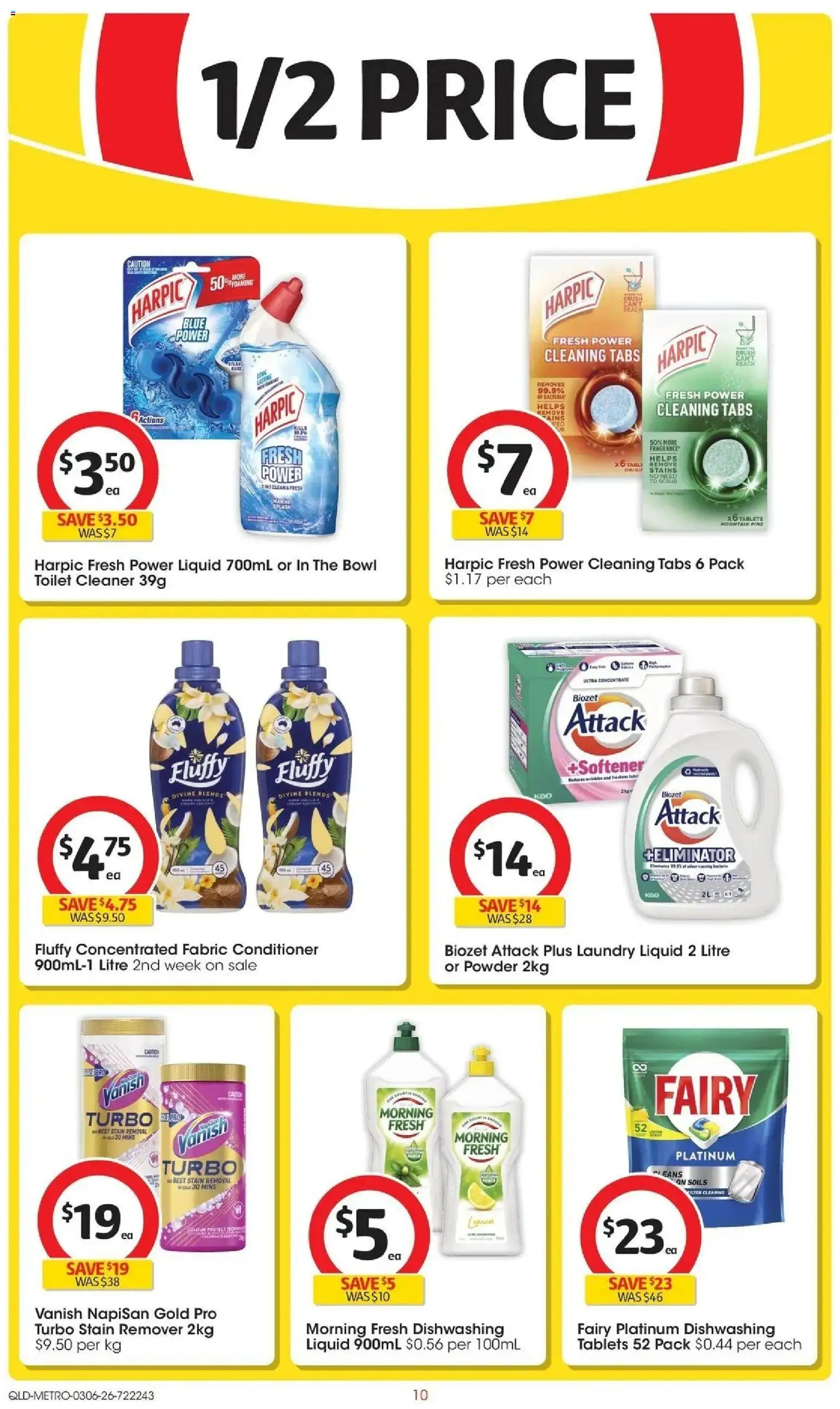Coles catalogue - valid from 02.06.2026 | Page: 10 | Products: Toilet, Conditioner, Scrub, Laundry