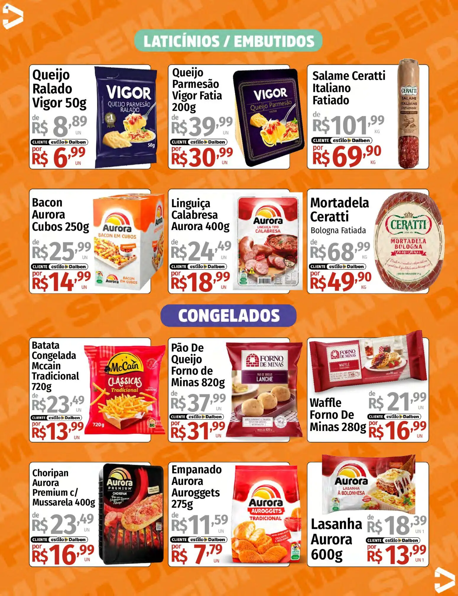 Supermercado Dalben Folheto - válido de 04/09/2026 | Página: 11 | Produtos: Queijo, Pão, Queijo parmesão, Mussarela