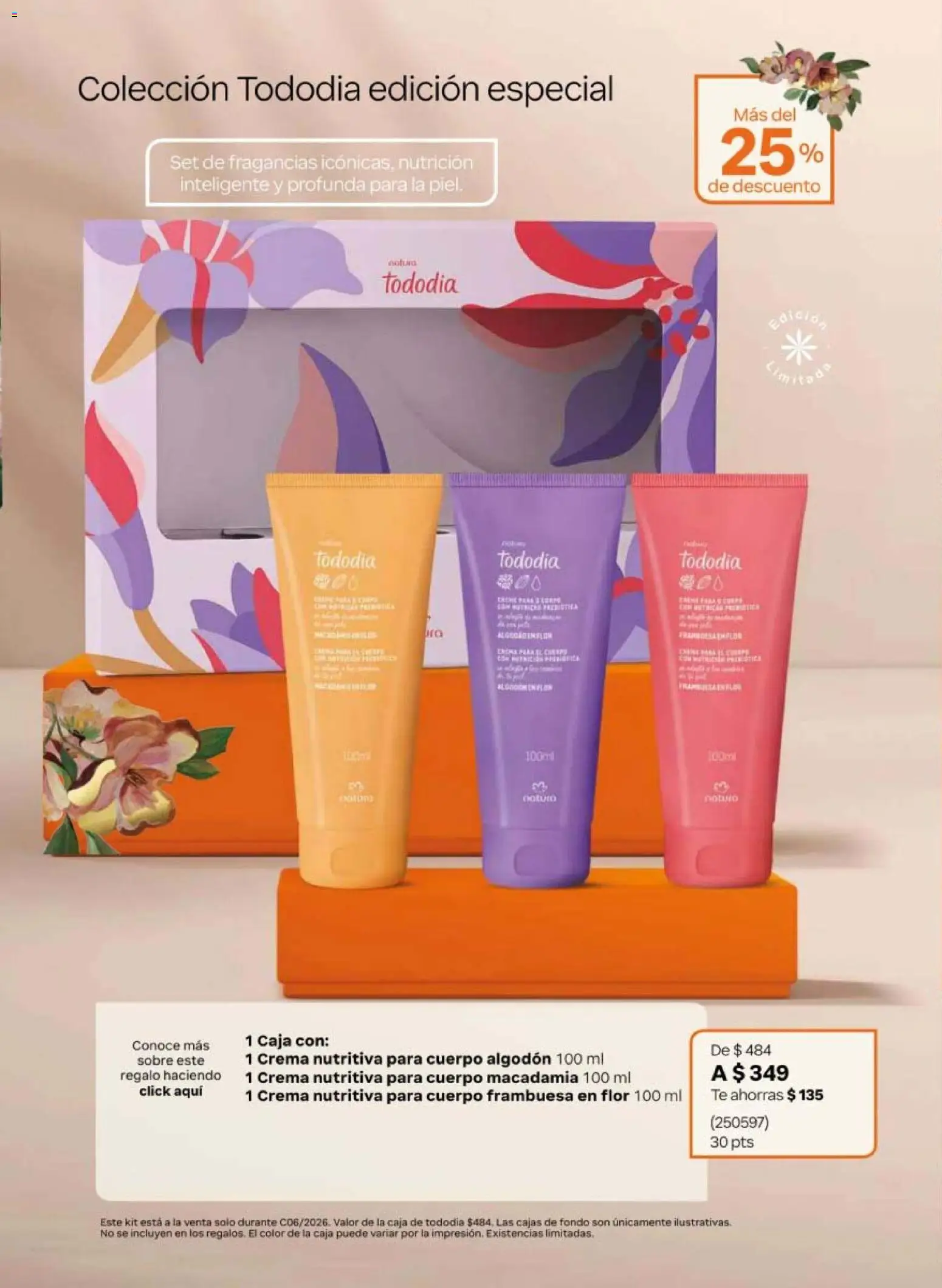 Nuevas ofertas de Natura válidas en toda la República Mexicana desde el 02.04.2026. ¡Encuentra las mejores ofertas en Natura campaña 6 2026! | Página: 34 | Productos: Crema, Algodón, Té, Caja