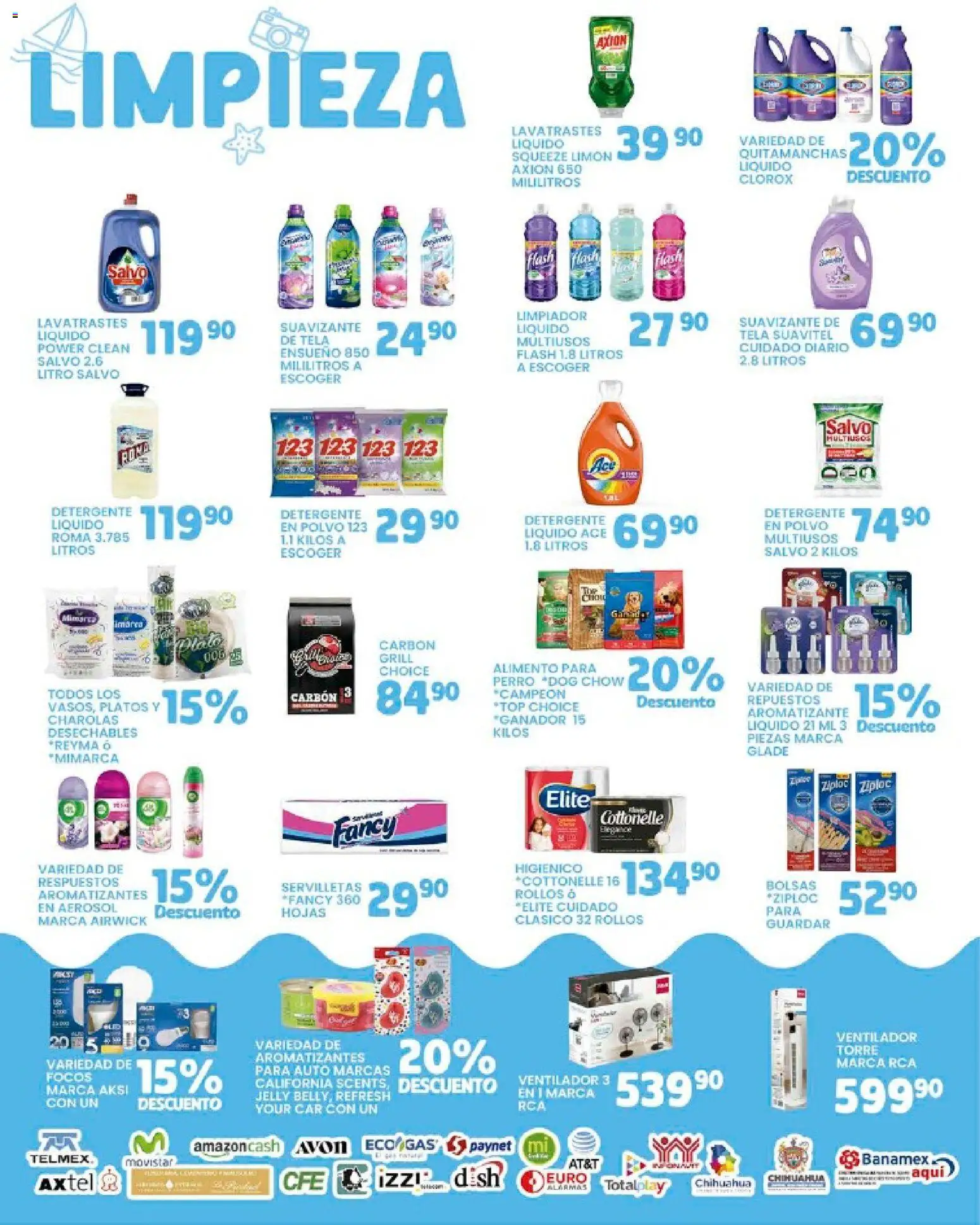 Nuevas ofertas de Alsuper válidas en toda la República Mexicana desde el 07/08/2026. ¡Encuentra las mejores ofertas en Alsuper folleto! | Página: 5 | Productos: Limón, Suavizante, Limpiador, Polvo