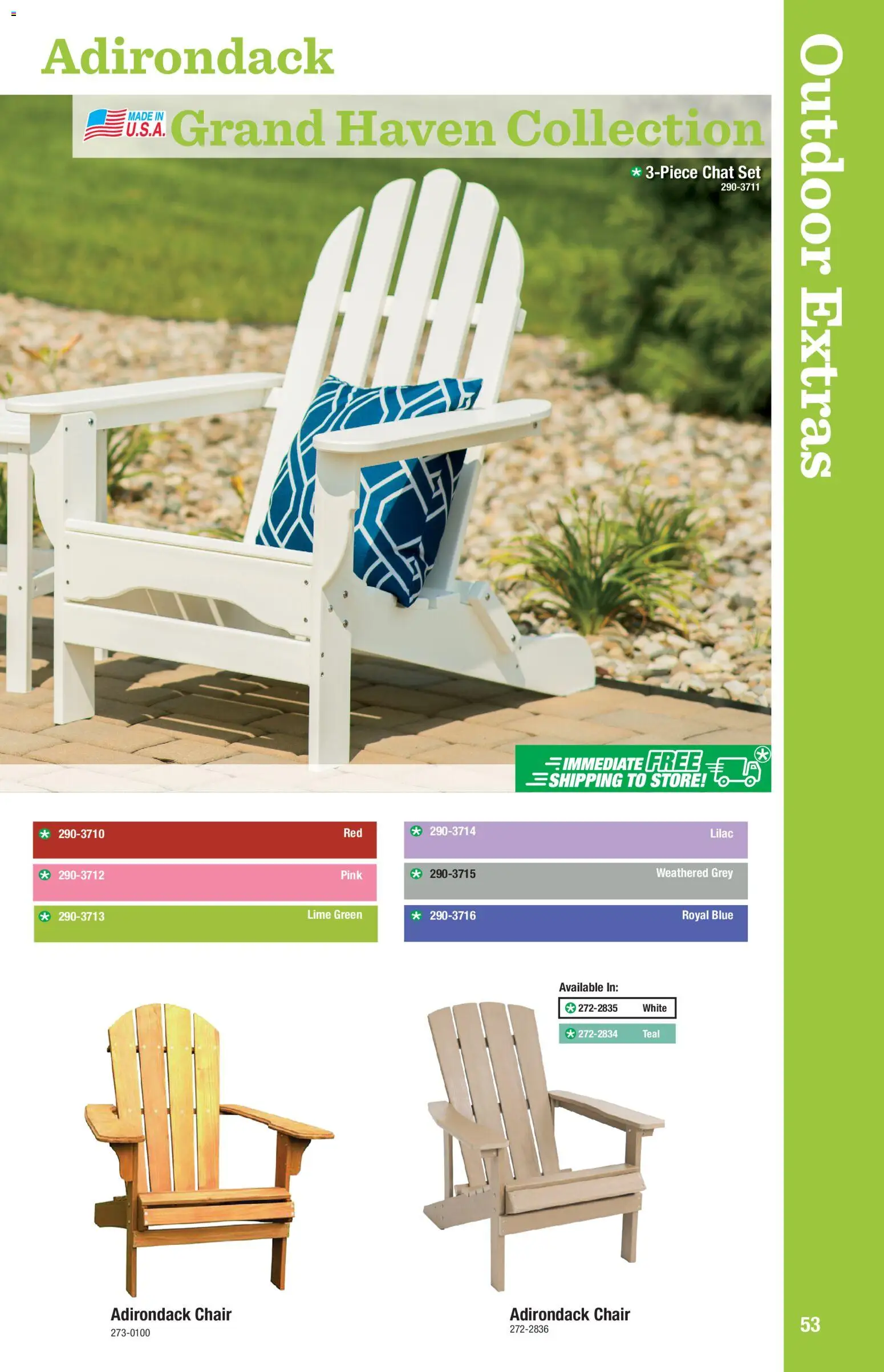 Menards Outdoor Living Catalogue - valid from 02/04/2026 | Page: 53 | Products: Chair, Lime