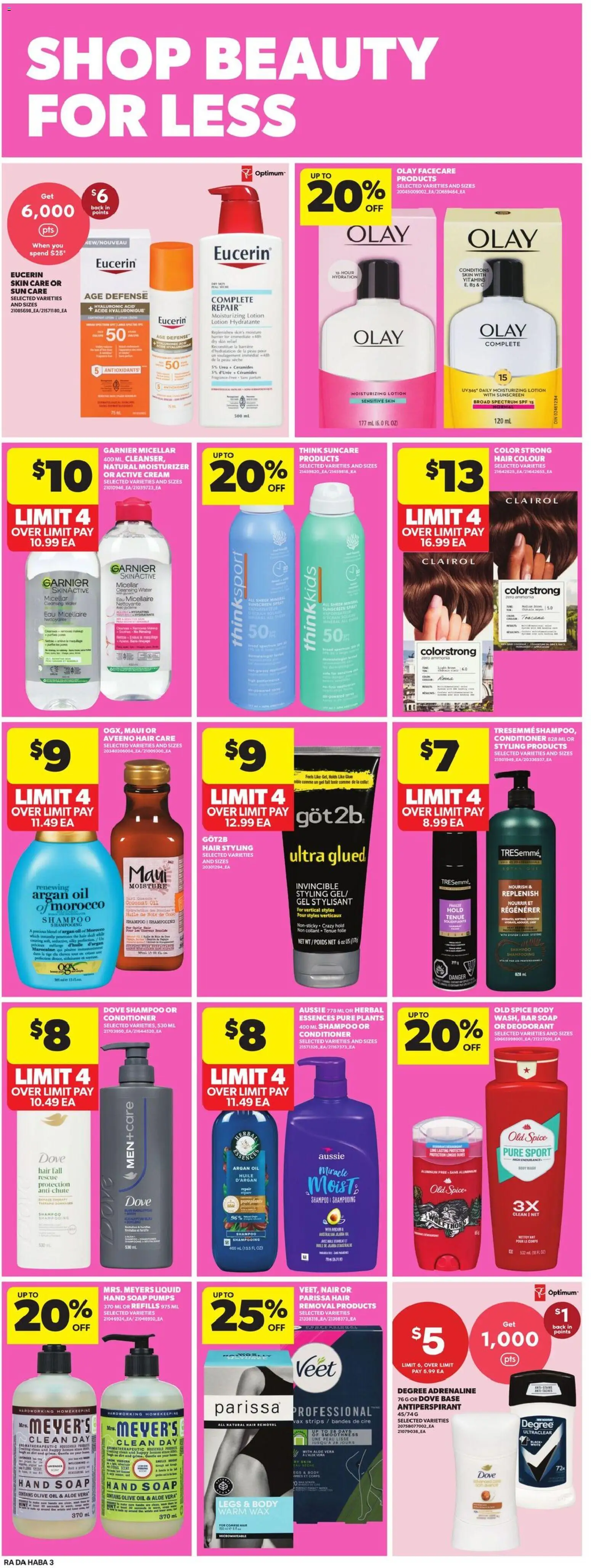 Atlantic Superstore flyer valid from Jul 2, 2026 | Page: 21 | Products: Shampoo, Conditioner, Antiperspirant, Oil