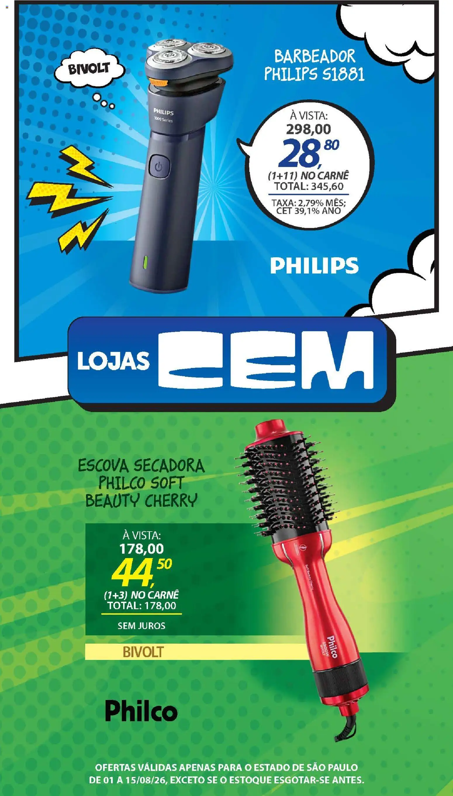 Lojas Cem Folheto - válido de 01/08/2026 | Página: 132