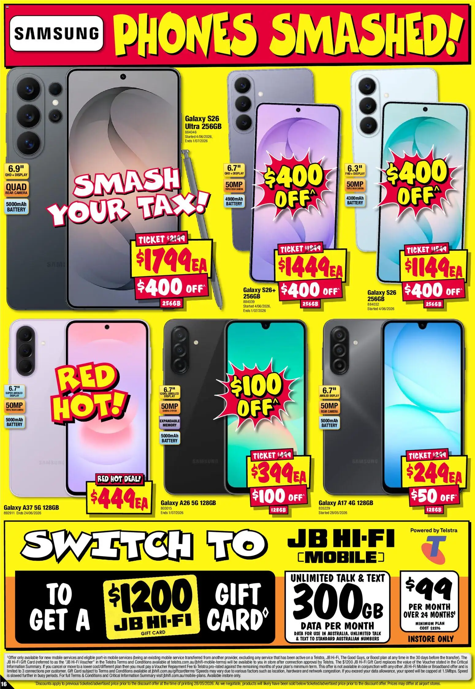 JB Hi-Fi catalogue - valid from 11.06.2026 | Page: 16 | Products: Battery, Camera, Mobile