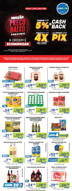 Prezunic ofertas Missão preço baixo - Pré-Visualização do folheto da loja Prezunic, válido de 02/10/2026