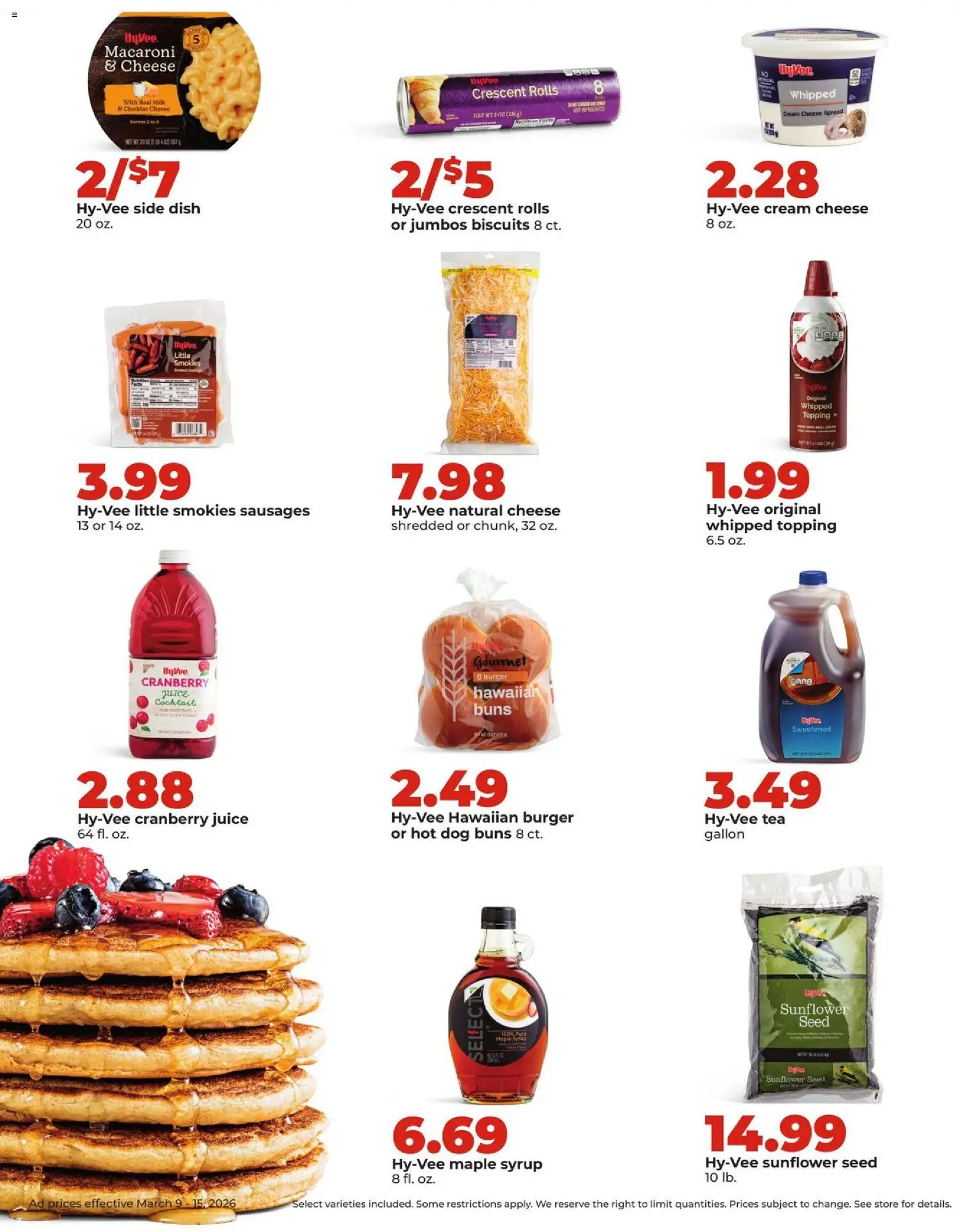 HyVee Weekly Ad - valid from 09.03.2026 | Page: 18 | Products: Milk, Juice, Tea, Cream