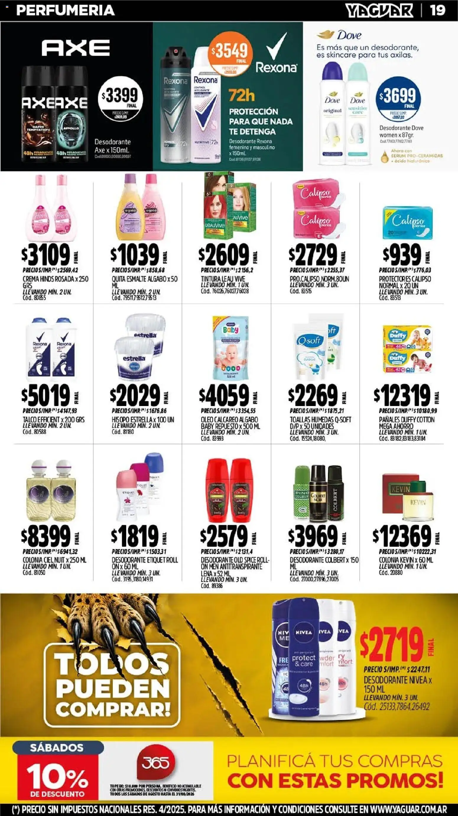 Yaguar catálogo │ válido desde el 03/08/2026 | Página: 20
