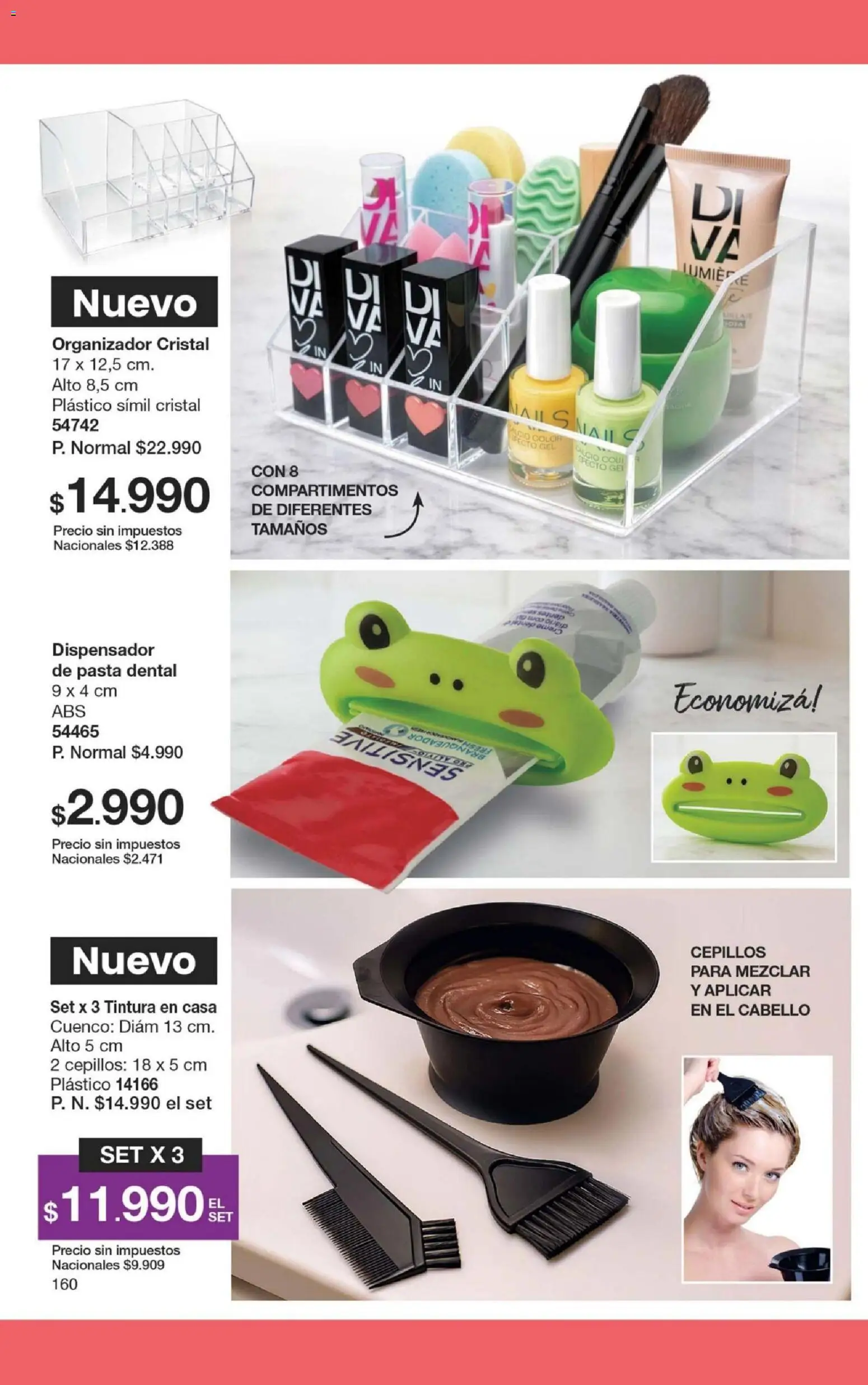 Gigot catálogo 11 │ válido desde el 01/07/2026 | Página: 166 | Productos: Organizador, Tintura, Pasta dental, Pasta