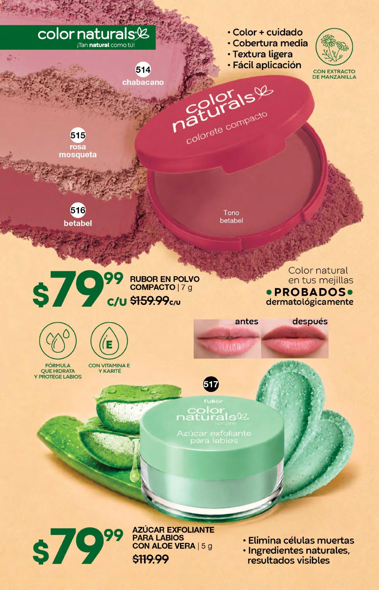 Nuevas ofertas de Fuller válidas en toda la República Mexicana desde el 05/08/2026. ¡Encuentra las mejores ofertas en Fuller campaña 9 2026! | Página: 126 | Productos: Azúcar, Betabel, Polvo compacto, Polvo