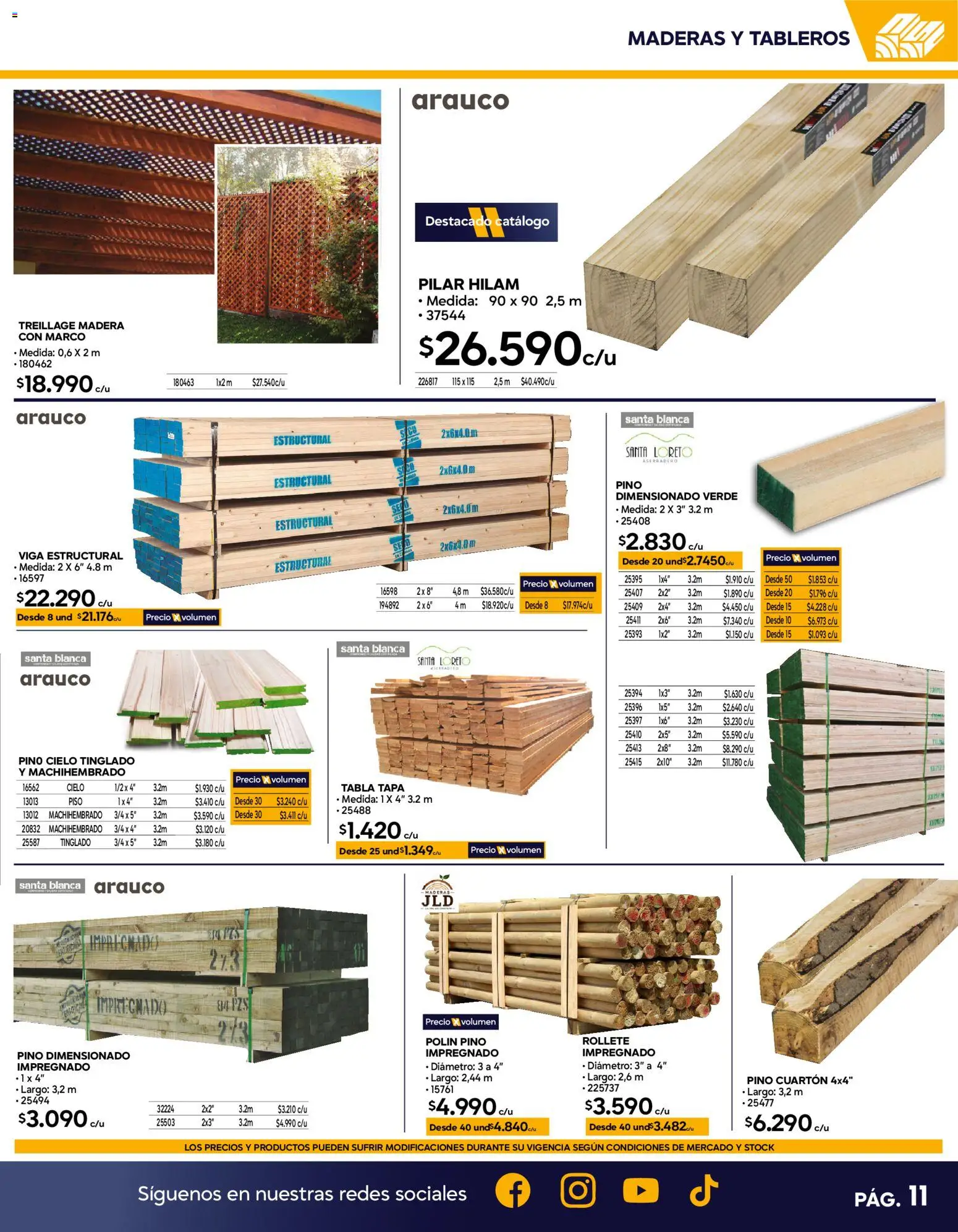 Construmart Ofertas │ válido desde el 31.07.2026 | Página: 11 | Productos: Viga, Tapa