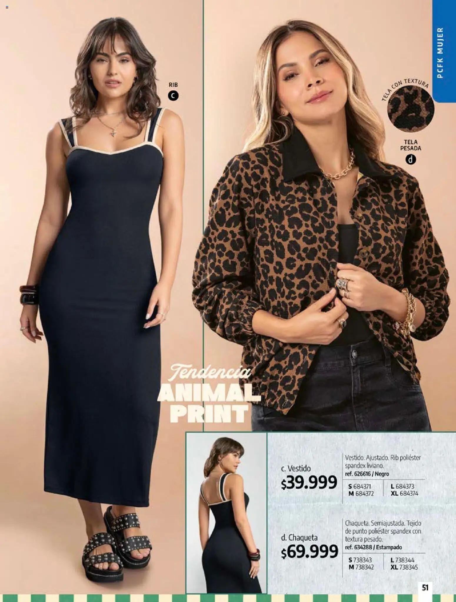 Pacifika revista - valida desde el 18/09/2026 | Página: 51 | Productos: Vestido, Chaqueta