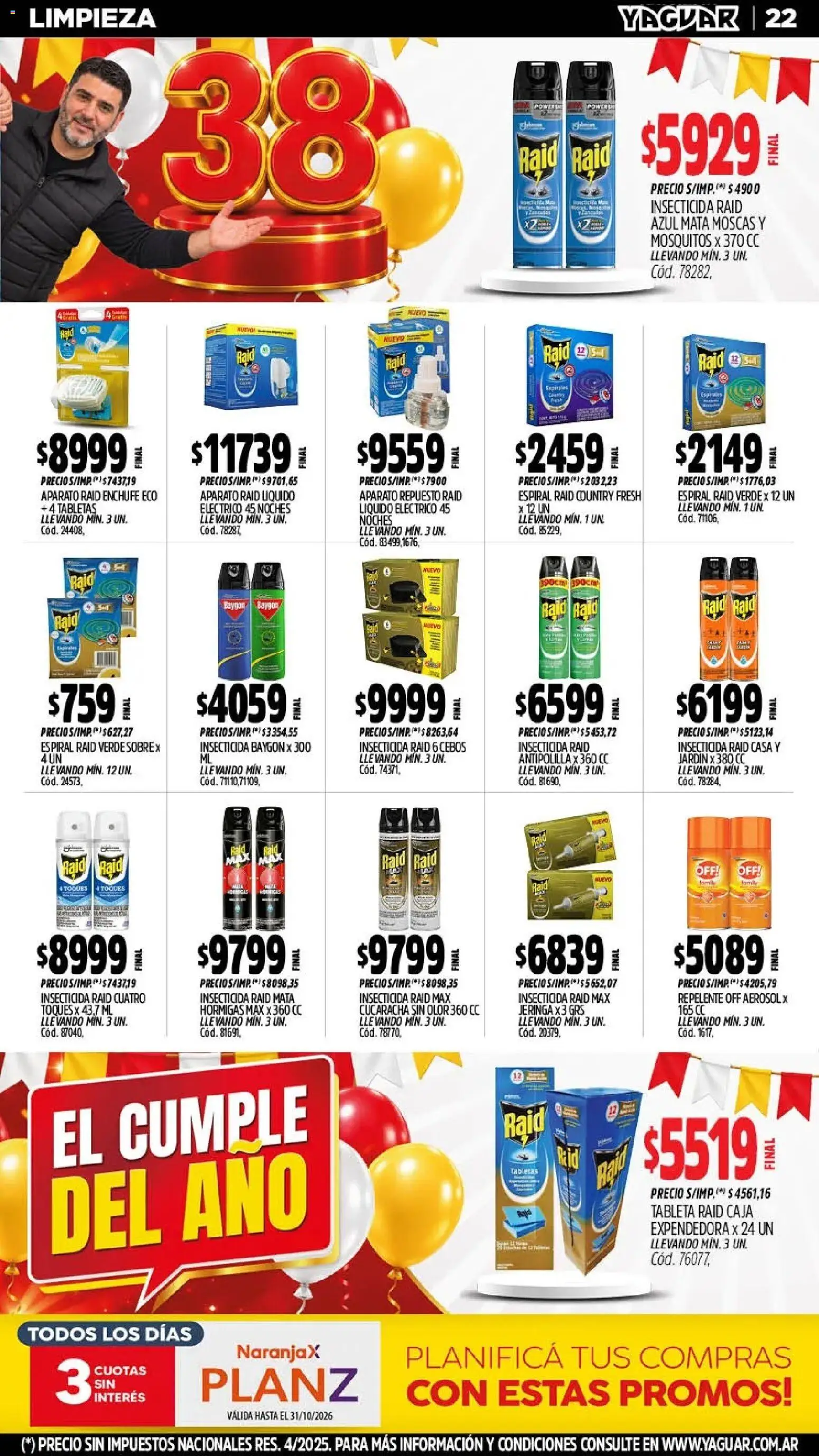 Yaguar - Oferta Semanal Jujuy │ válido desde el 05/10/2026 | Página: 20