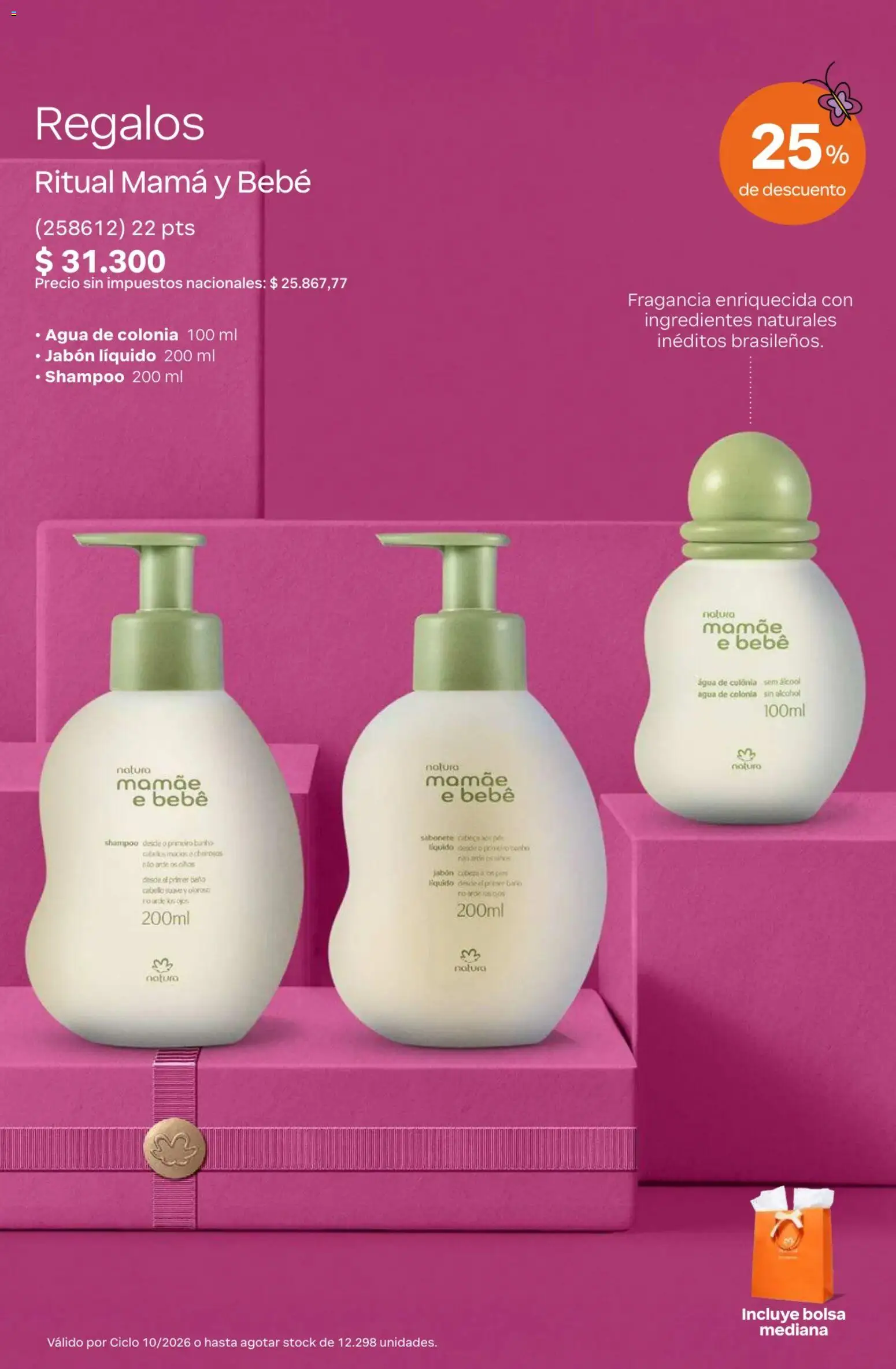 Catálogo Natura Ciclo 10 │ válido desde el 30/06/2026 | Página: 9 | Productos: Bolsa, Jabón líquido, Shampoo, Agua