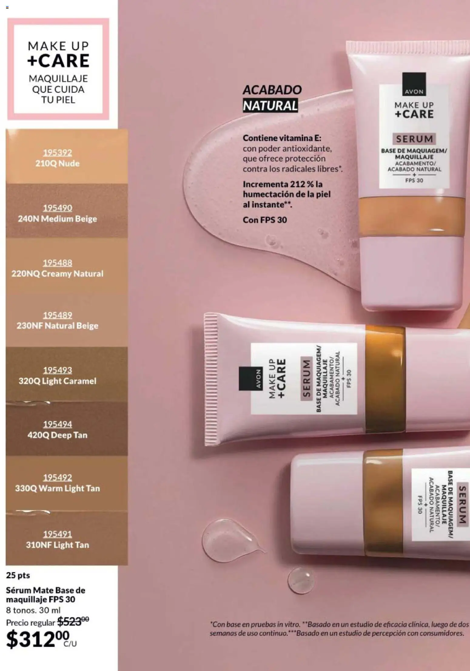 Nuevas ofertas de AVON válidas en toda la República Mexicana desde el 20/02/2026. ¡Encuentra las mejores ofertas en AVON campaña 4 2026! | Página: 38 | Productos: Base de maquillaje, Serum, Mate, Maquillaje