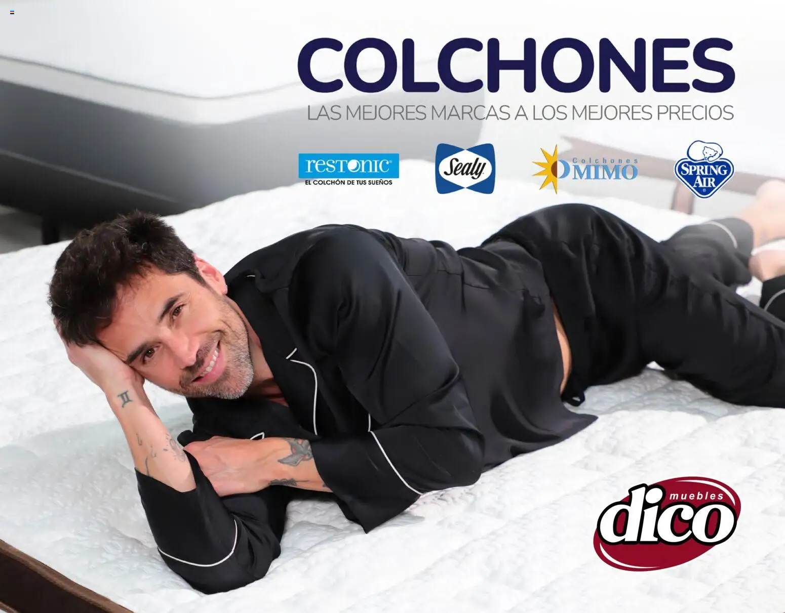 Nuevas ofertas de Muebles Dico válidas en toda la República Mexicana desde el 01.05.2026. ¡Encuentra las mejores ofertas en Muebles Dico catálogo Colchones! | Página: 1 | Productos: Colchón