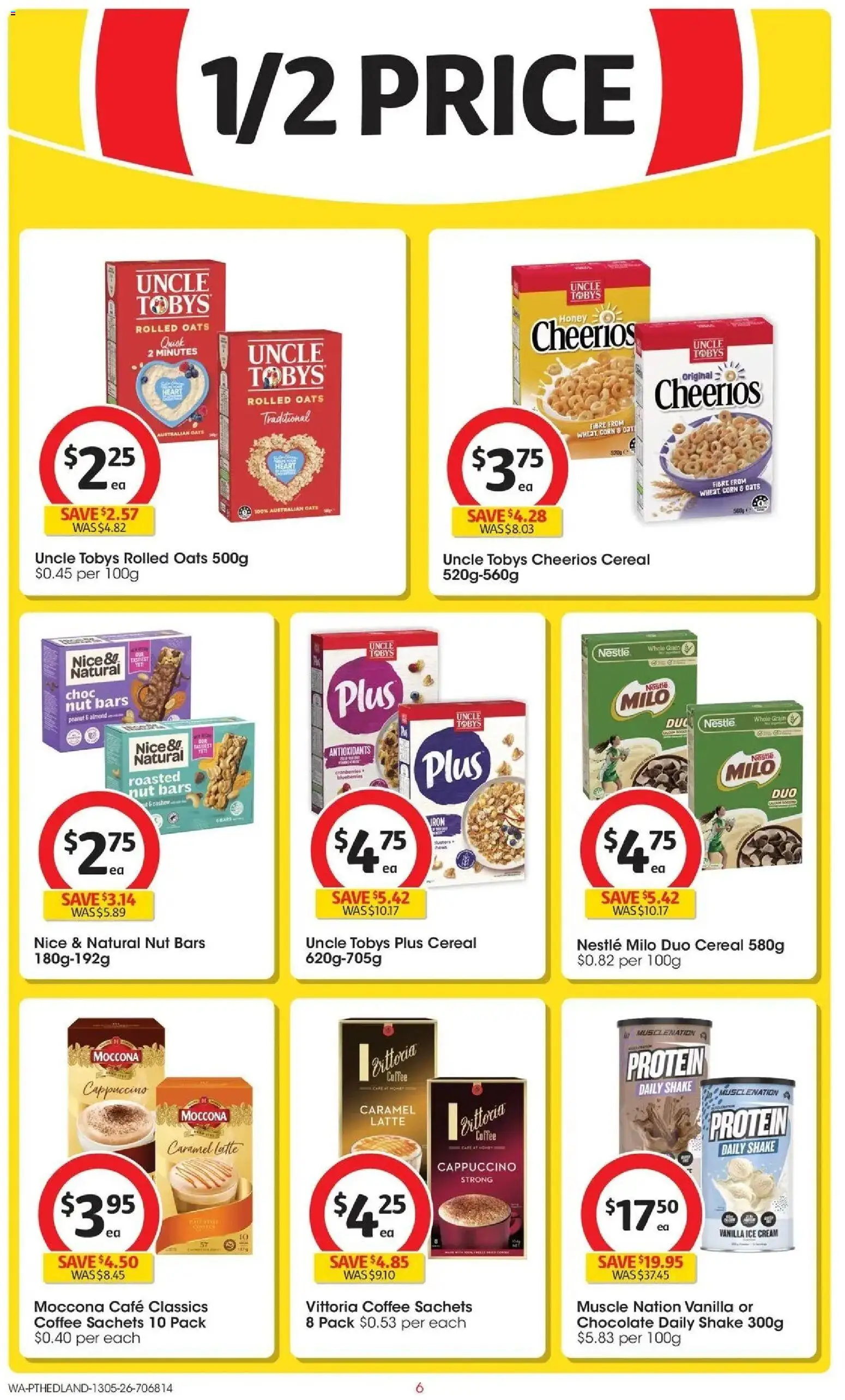 Coles catalogue - valid from 13.05.2026 | Page: 6 | Products: Gate, Chocolate, Honey, Moccona