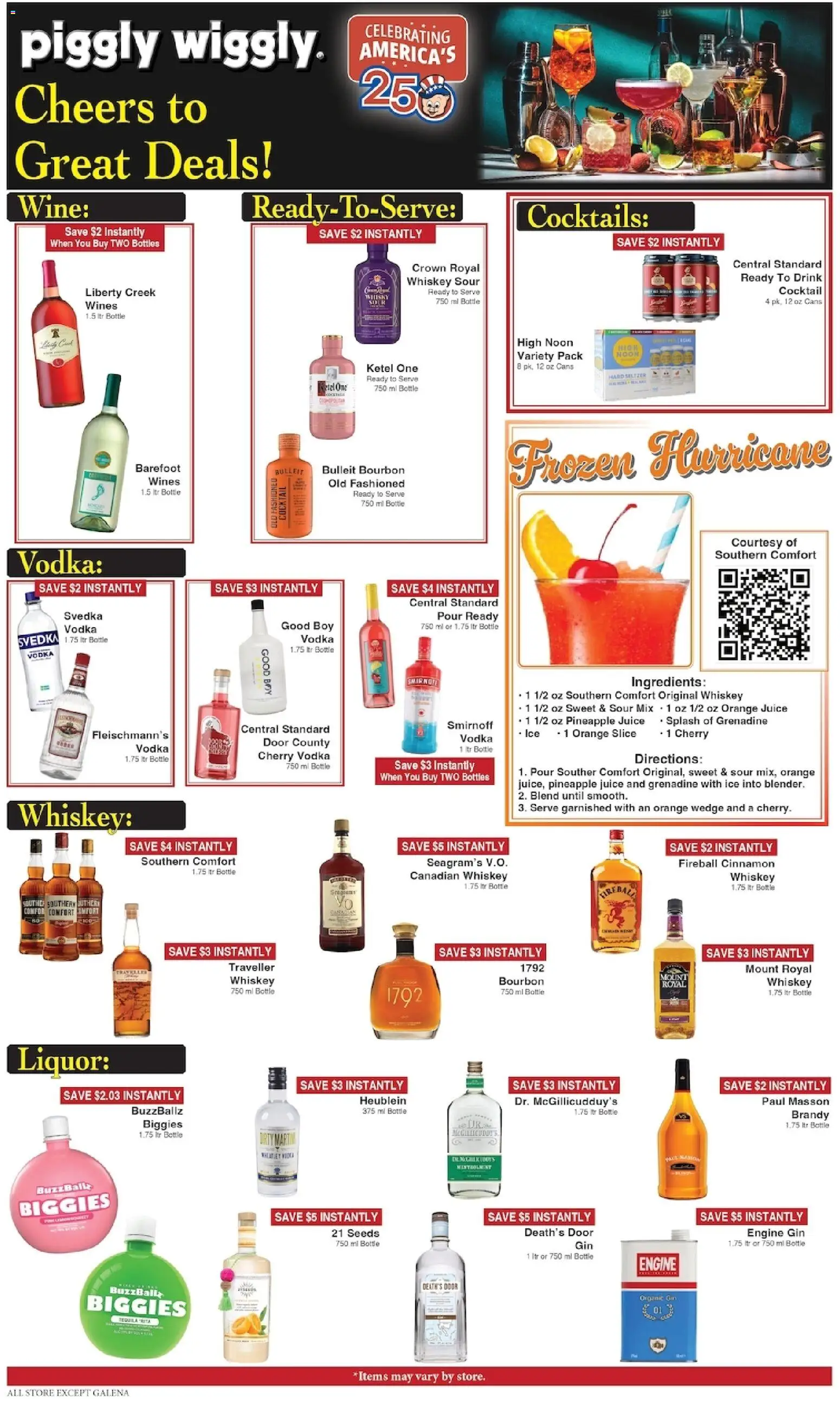 Piggly Wiggly Weekly Ad - valid from 07/01/2026 | Page: 5 | Products: Juice, Wine, Pineapple, Whiskey
