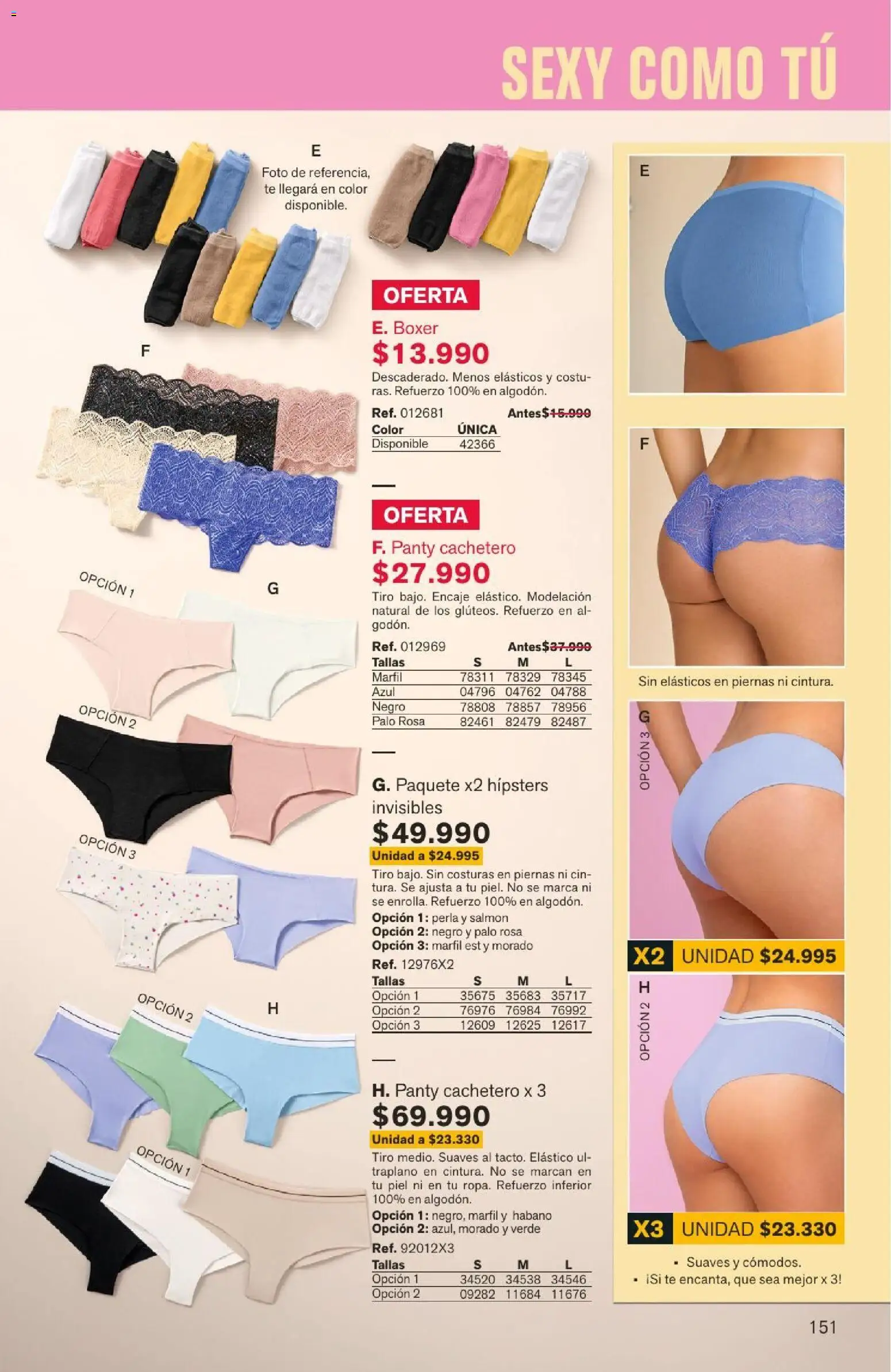 Leonisa revista - valida desde el 04/08/2026 | Página: 151 | Productos: Té, Cachetero
