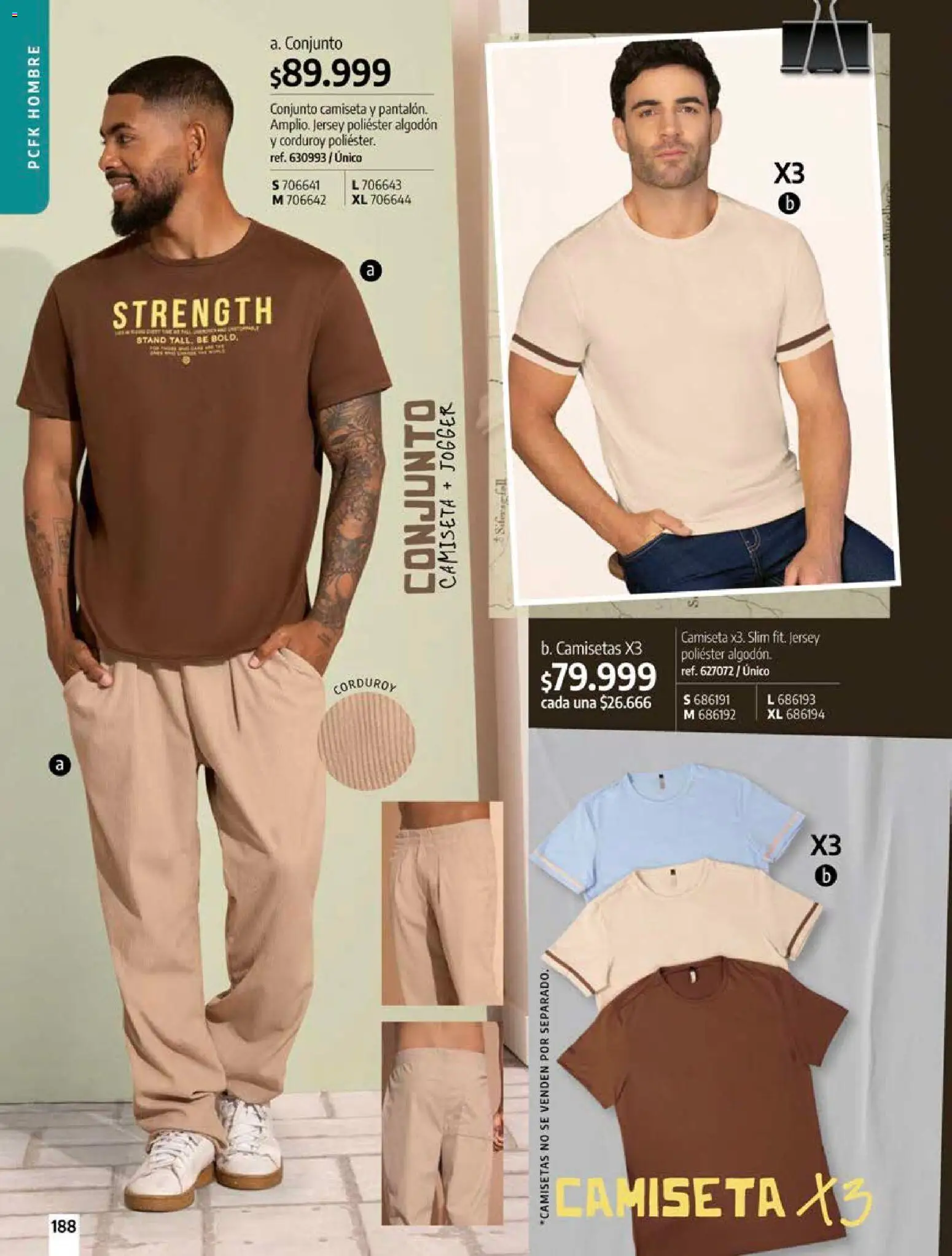 Pacifika revista - valida desde el 18/10/2026 | Página: 188 | Productos: Algodón, Camiseta, Conjunto