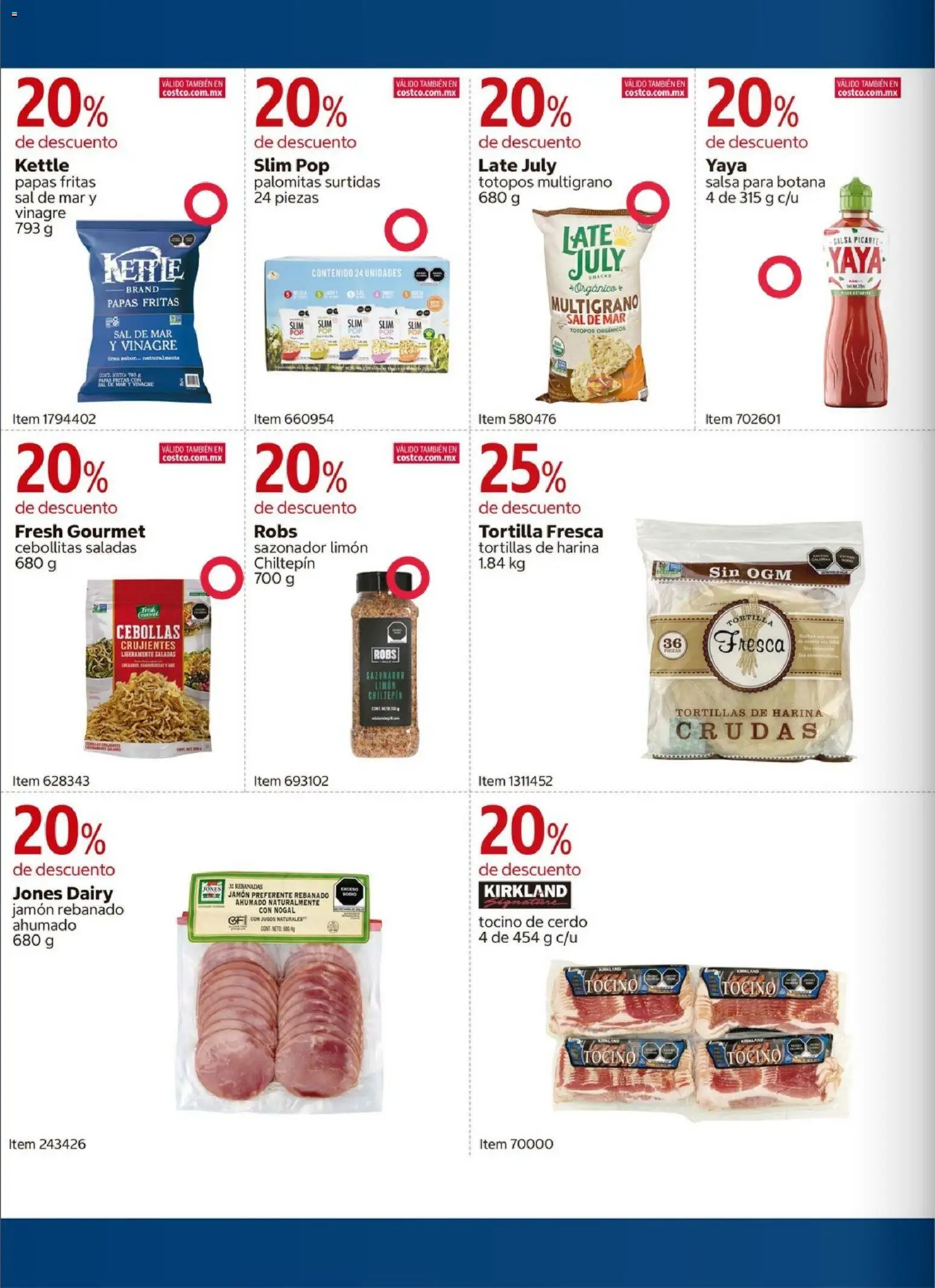 Nuevas ofertas de Costco válidas en toda la República Mexicana desde el 08.06.2026. ¡Encuentra las mejores ofertas en Costco catálogo! | Página: 4 | Productos: Sal, Limón, Jamón, Cerdo