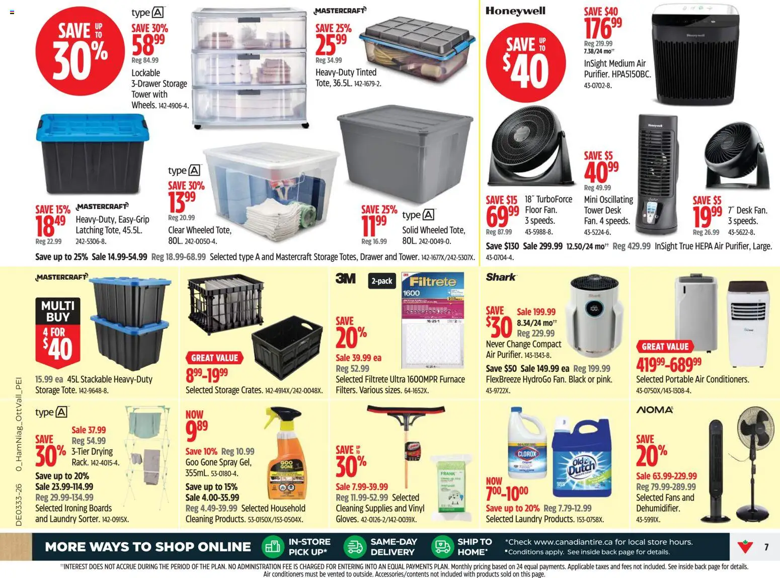 Canadian Tire flyer valid from Aug 13, 2026 | Page: 7