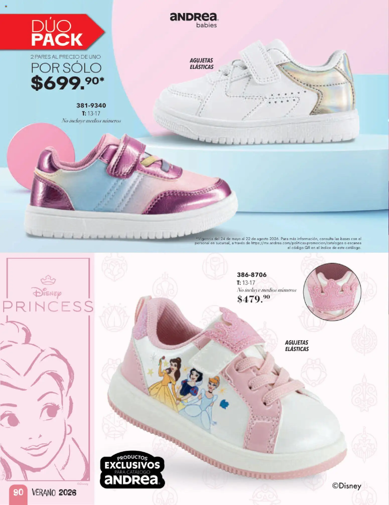 Nuevas ofertas de Andrea válidas en toda la República Mexicana desde el 24.05.2026. ¡Encuentra las mejores ofertas en Andrea catálogo Infantil Baby! | Página: 14