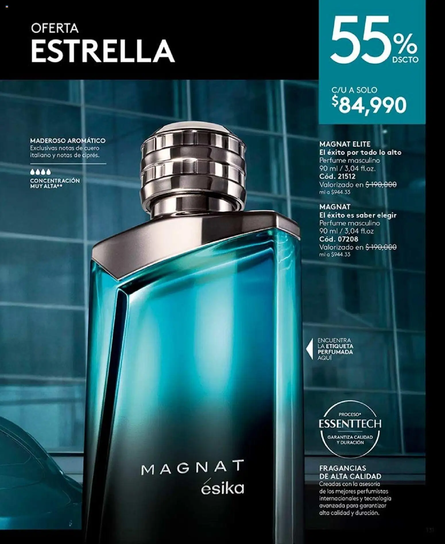 Ésika revista - valida desde el 07/08/2026 | Página: 131 | Productos: Perfume