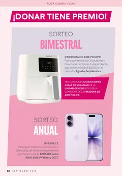 Vista previa Mary Kay - Aplausos Septiembre 2026 válido desde el 01/09/2026 | Página: 82 | Productos: Freidora, Freidora de aire